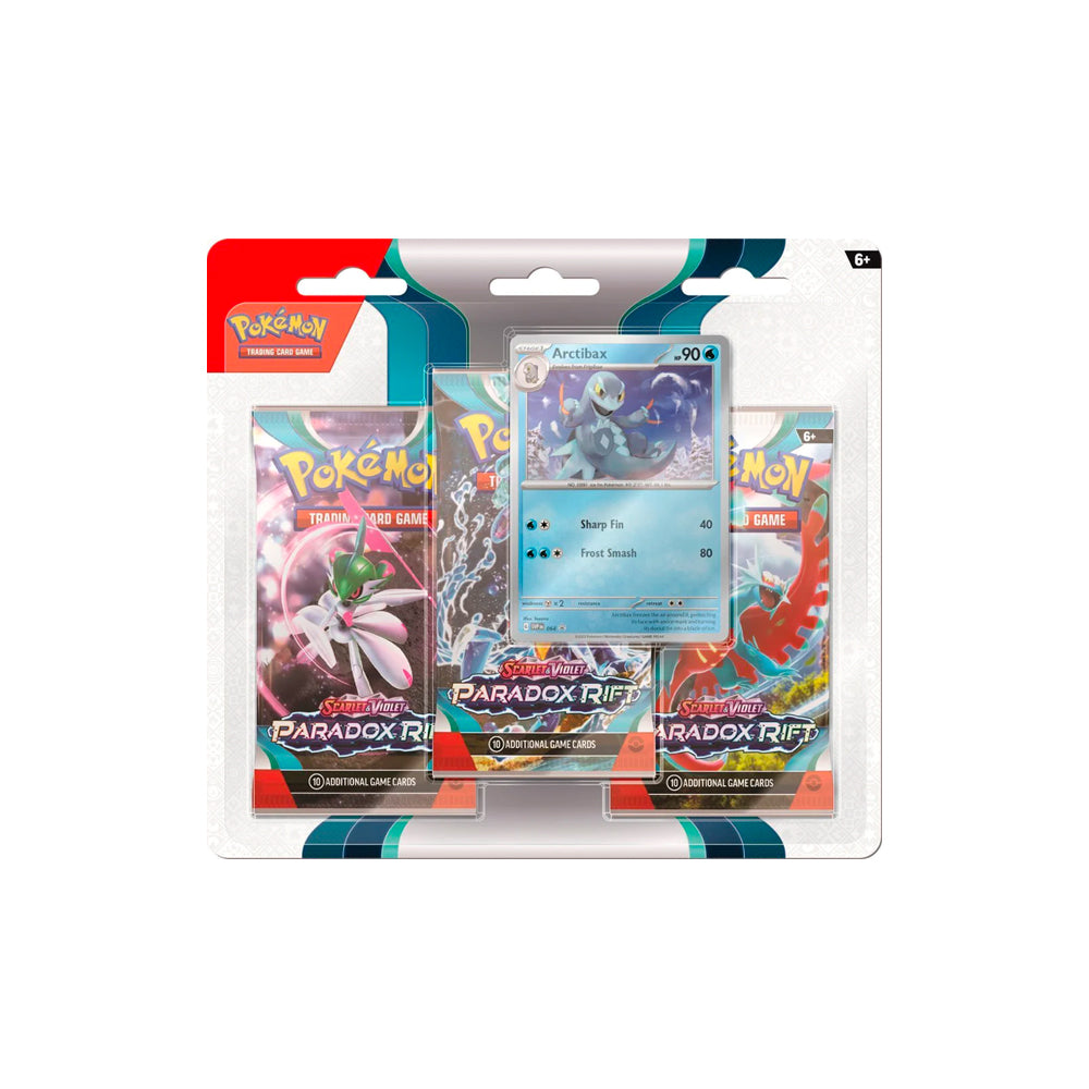 Pokemon Scarlet and Violet - Paradox Rift 3 Pack Blister-PLUS