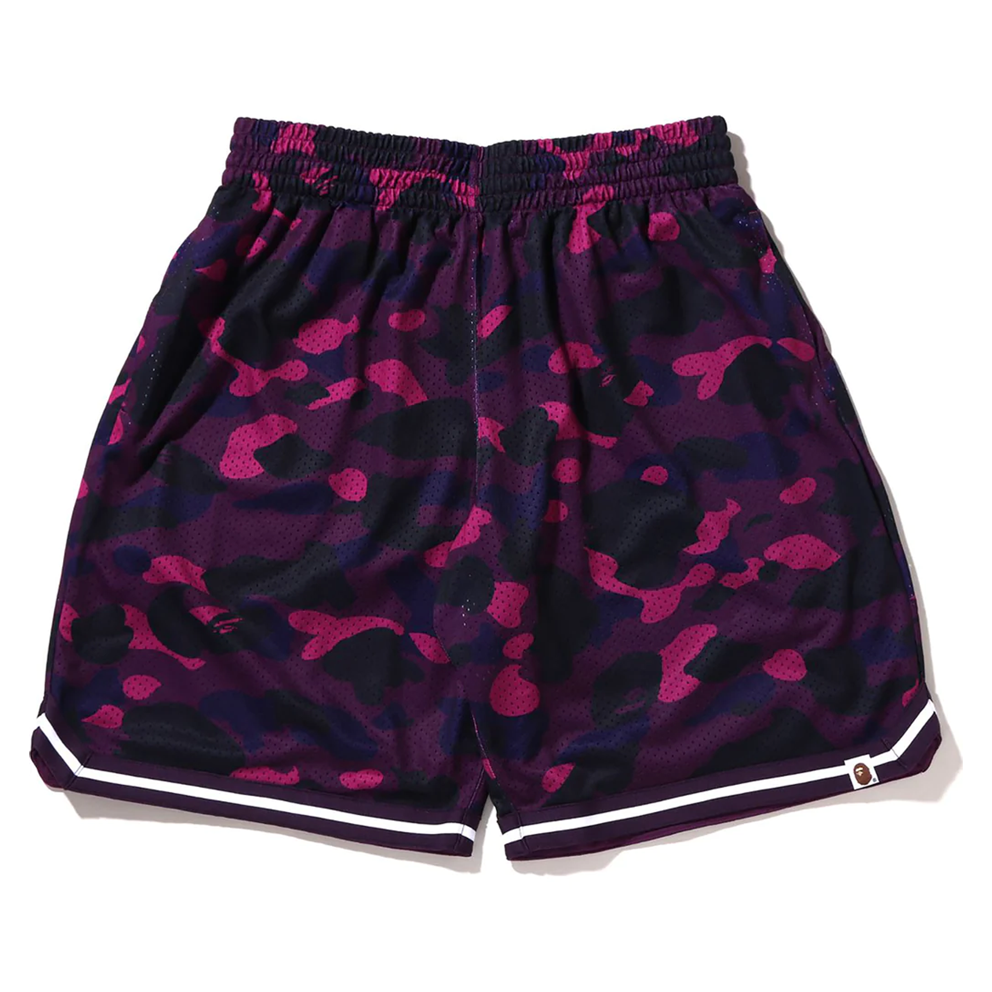 Bape Color Camo Wide Fit Basketball Shorts Purple-PLUS