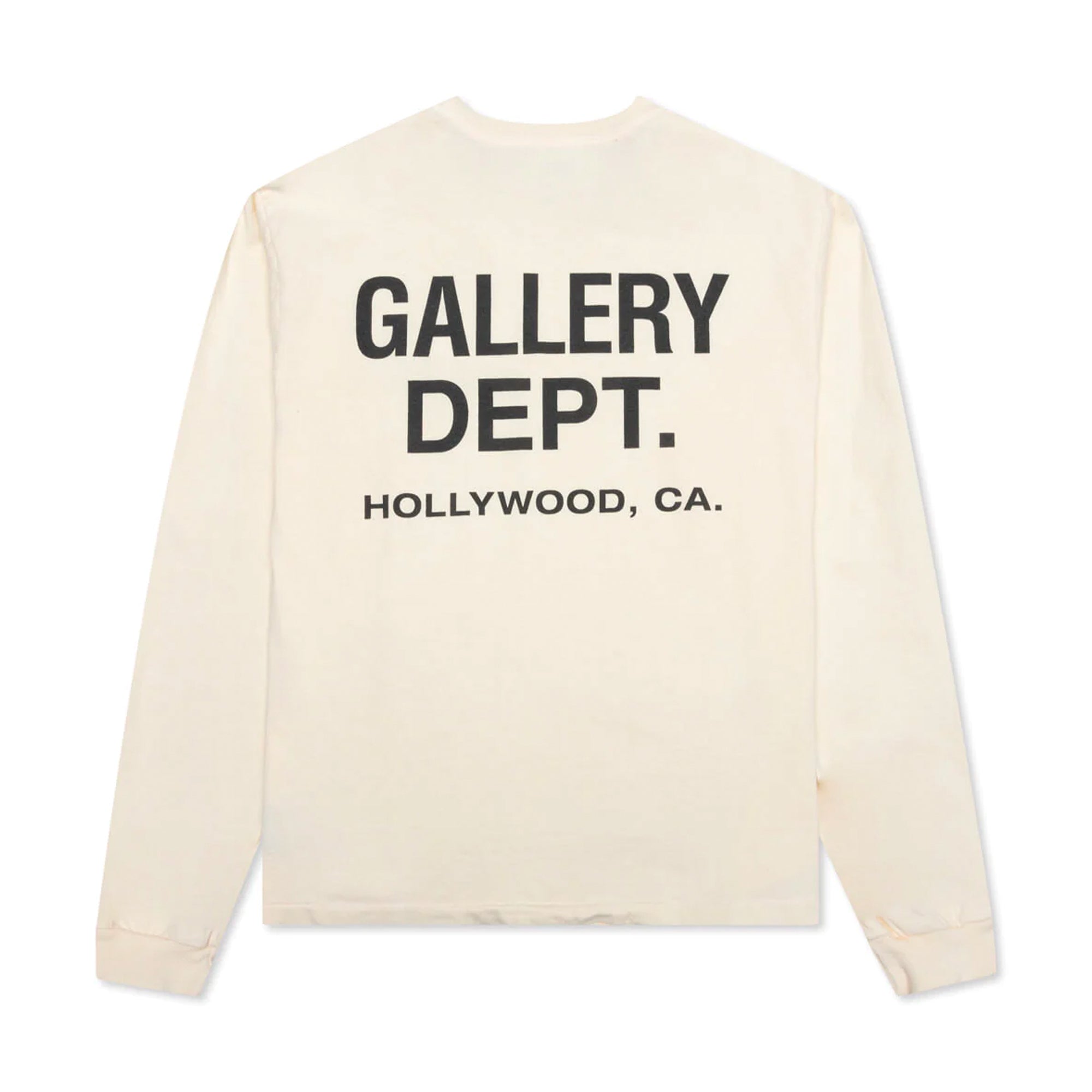 Gallery Dept. Souvenir L/S T-Shirt Cream | PLUS