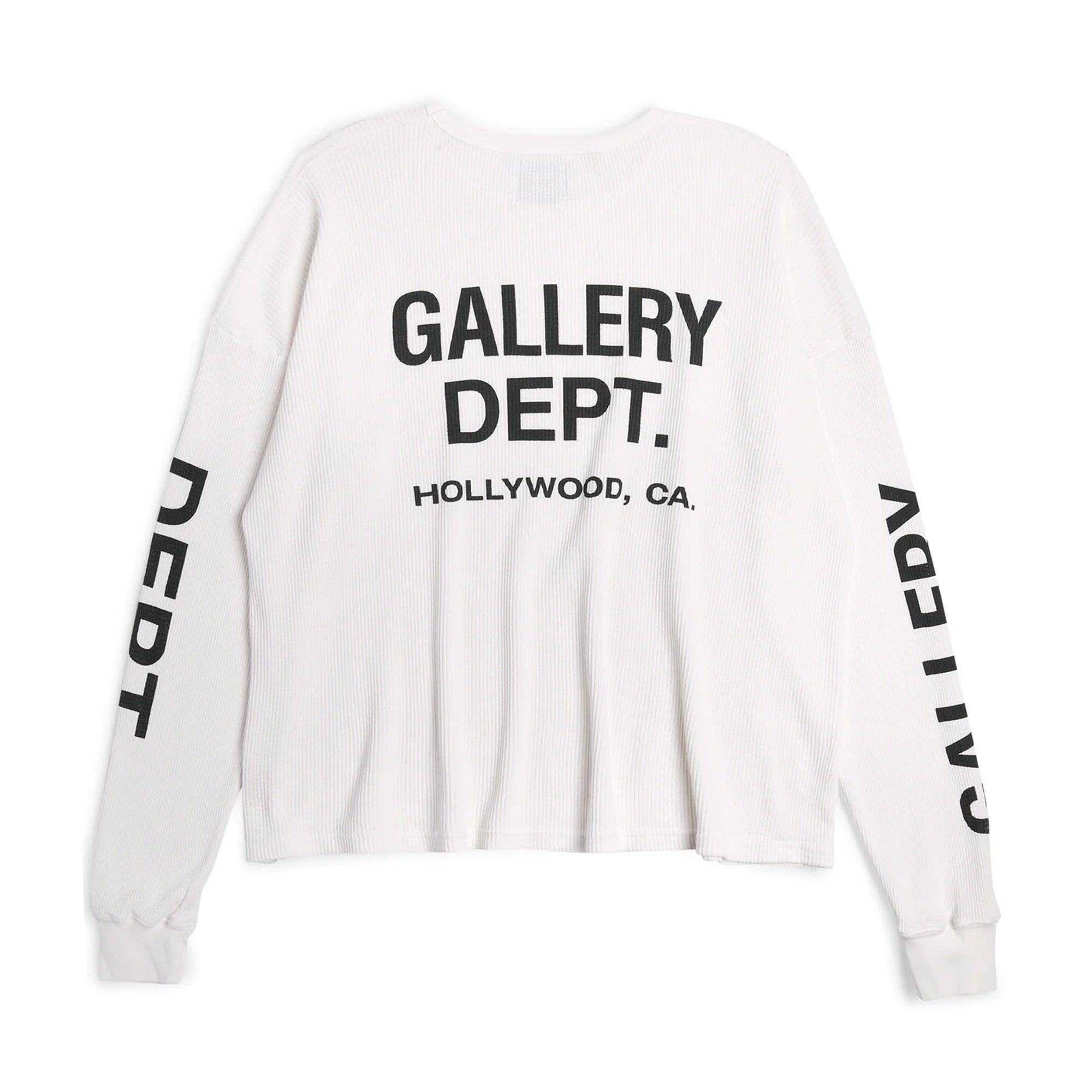 Gallery Dept. Logo Print Thermal Sweatshirt