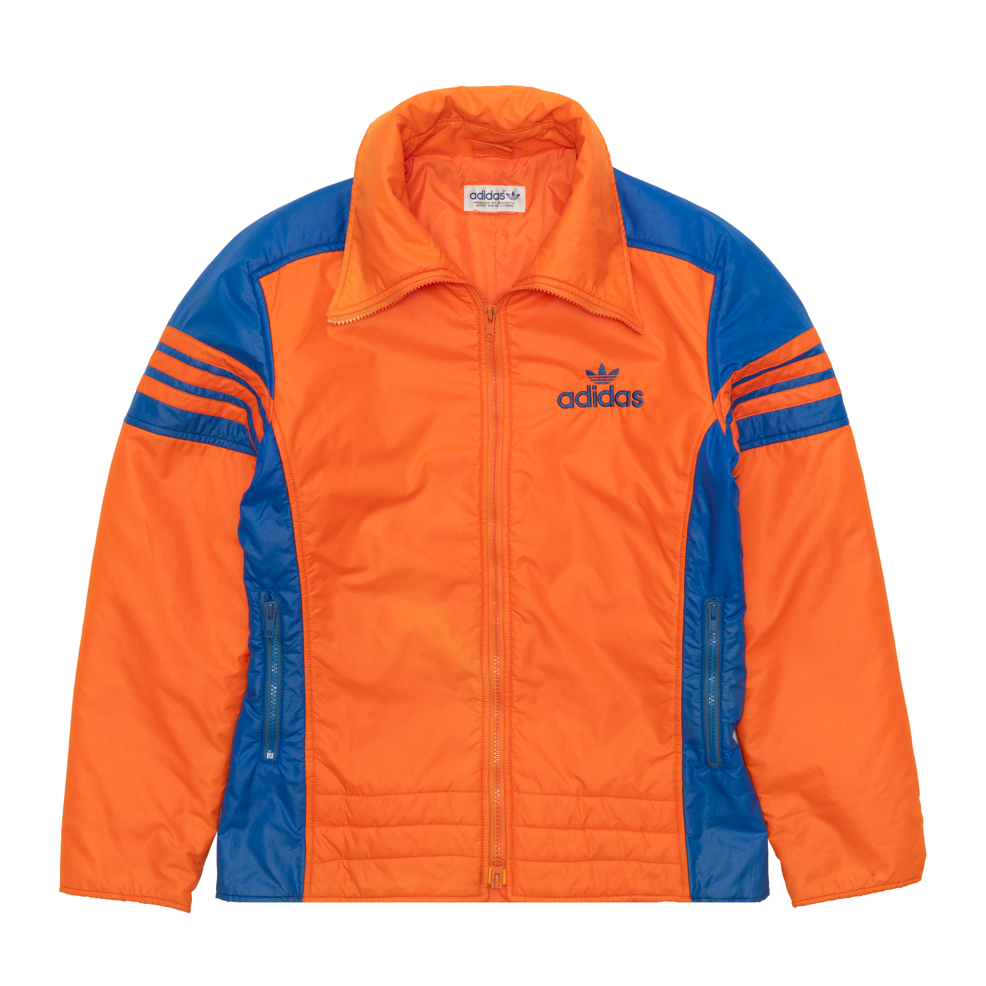Adidas Zip Up Jacket Orange-PLUS