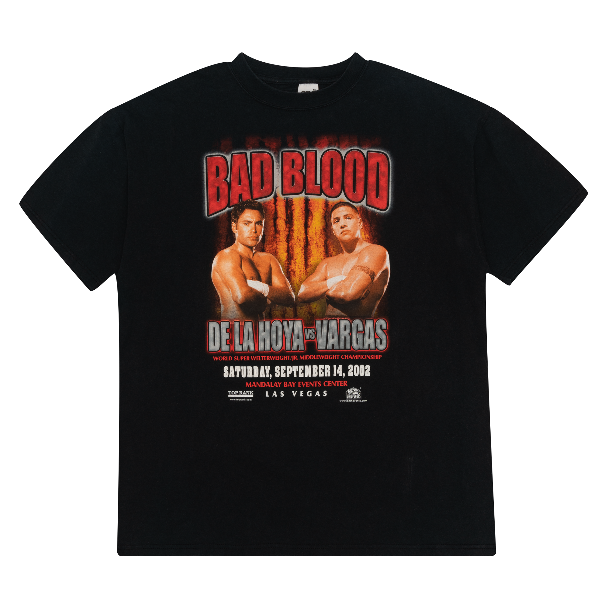 De La Hoya vs Vargas "Bad Blood" Tee Black-PLUS