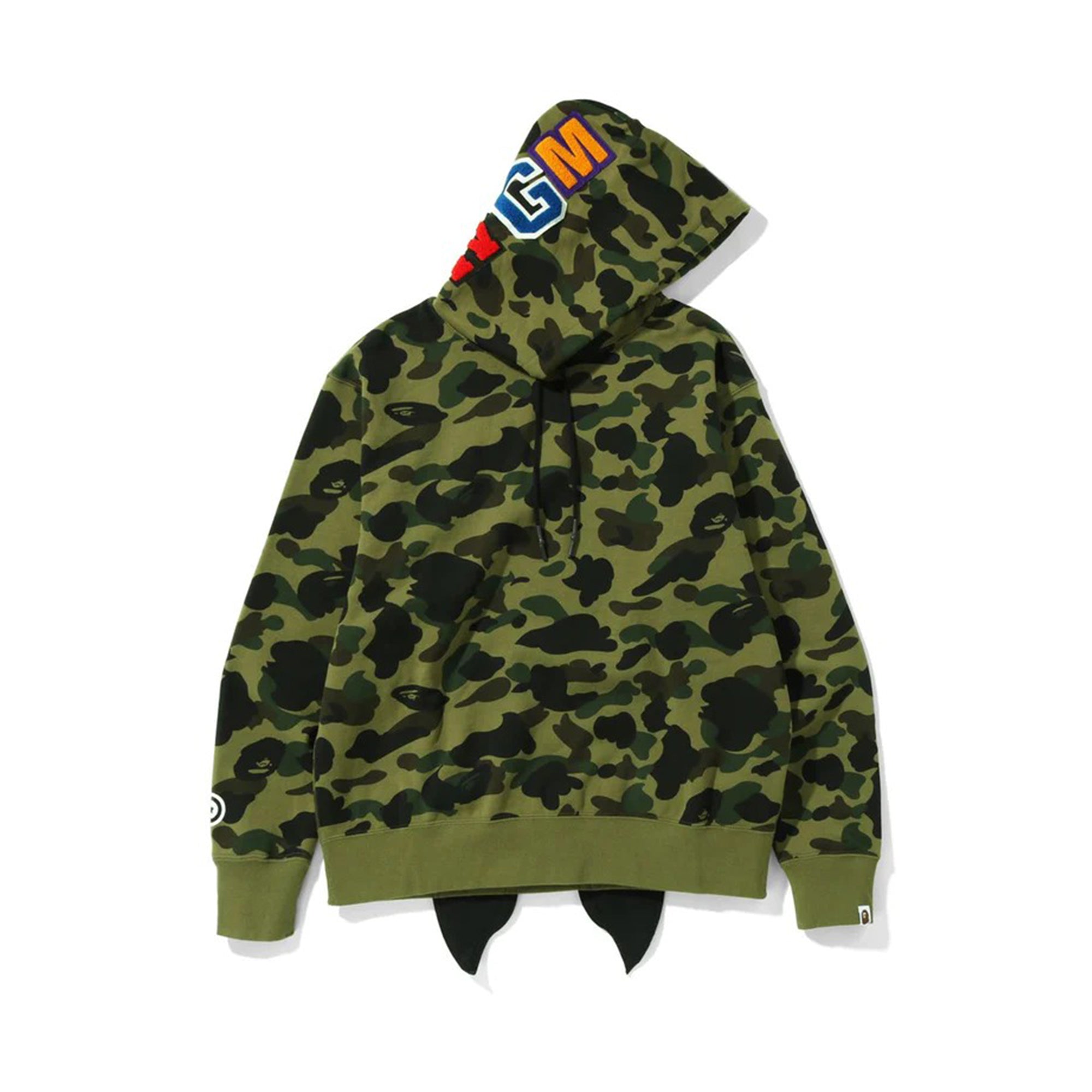 1st camo shark store hoodie jacket mens