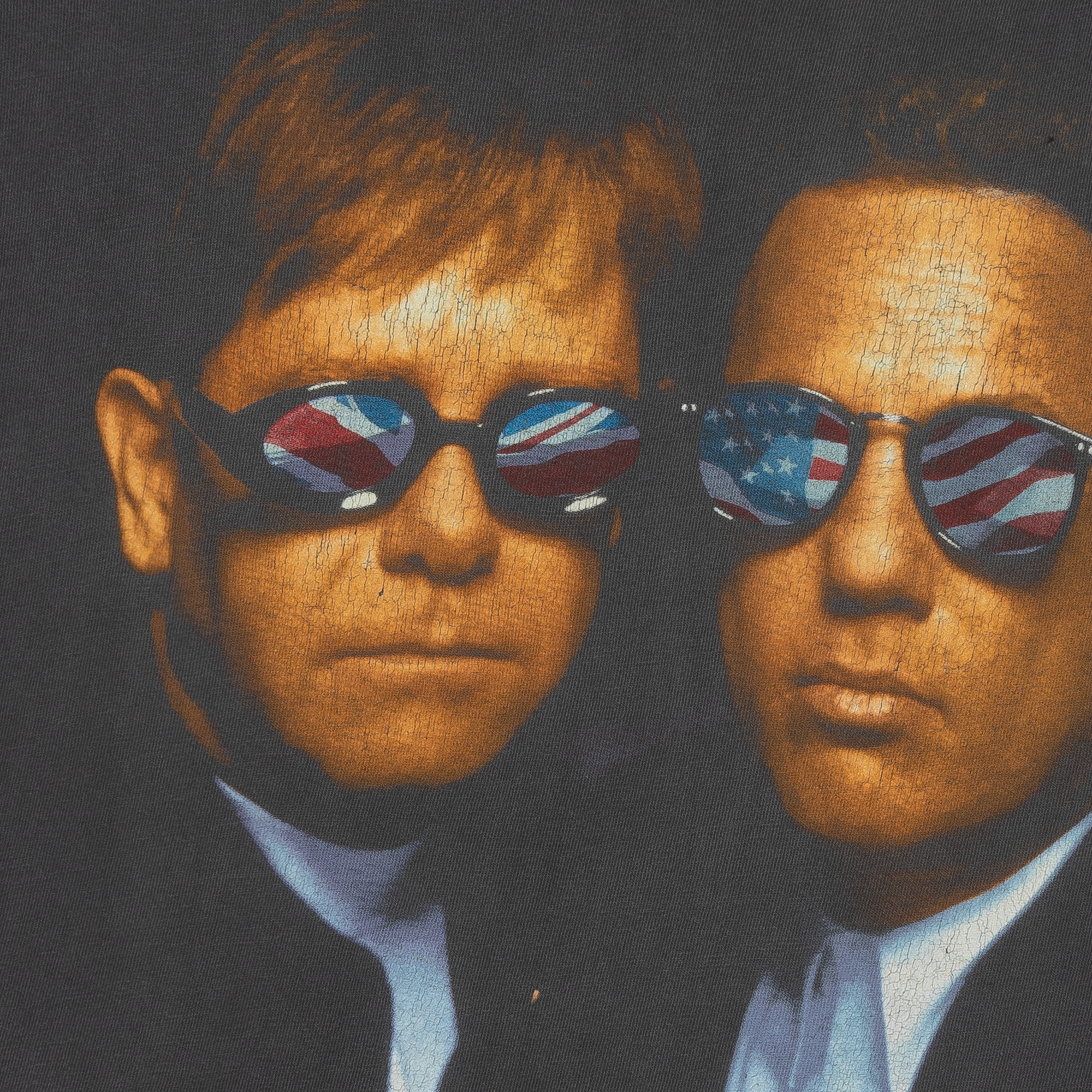 Elton John & Billy Joel "Summer of '94" Faded Tee Black-PLUS