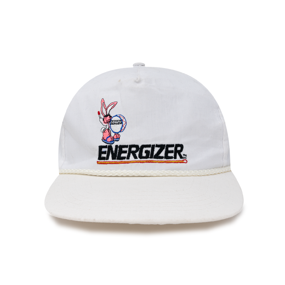 Energizer Battery Advertising Snapback Hat White-PLUS