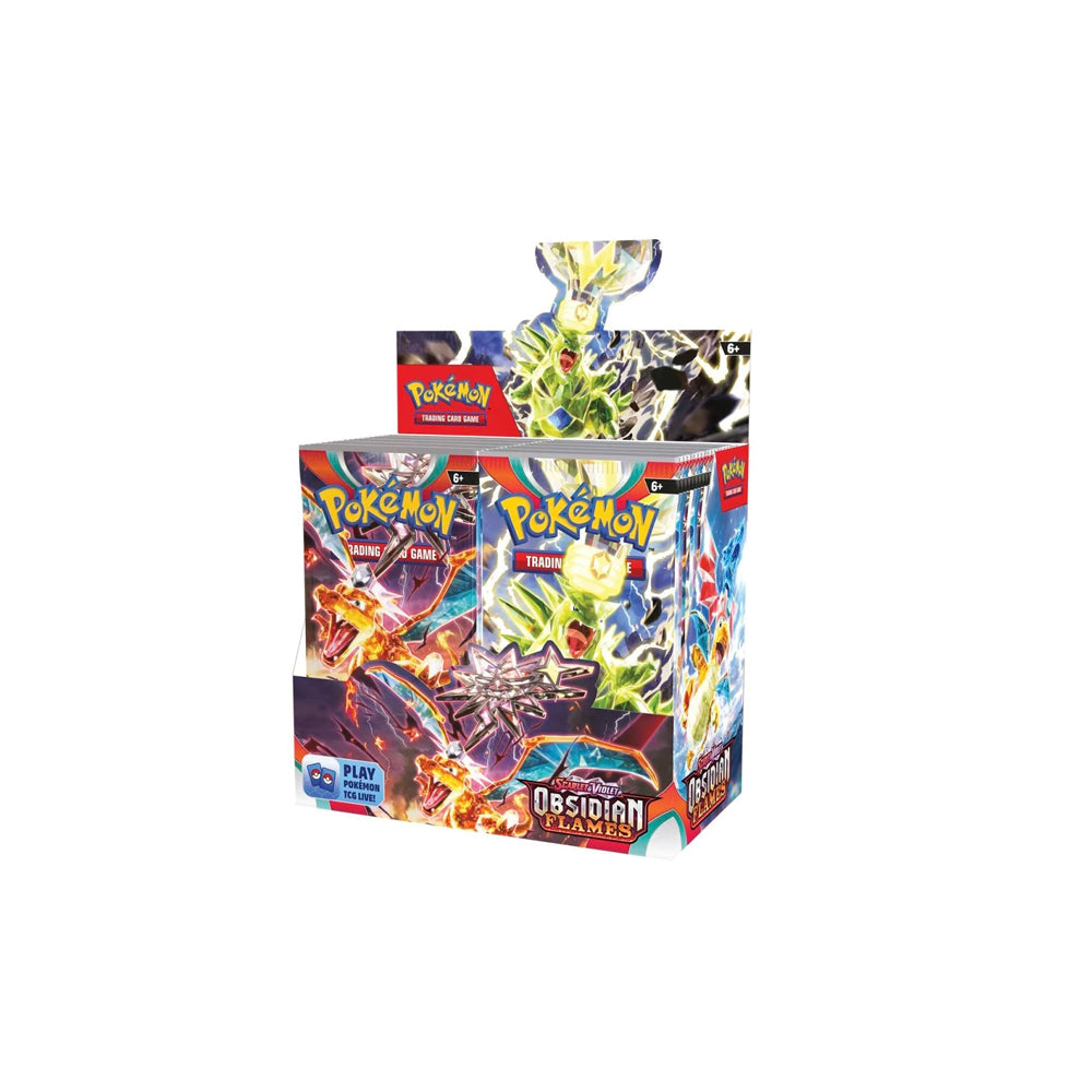 Pokemon Scarlet and Violet - Obsidian Flames Booster Box-PLUS