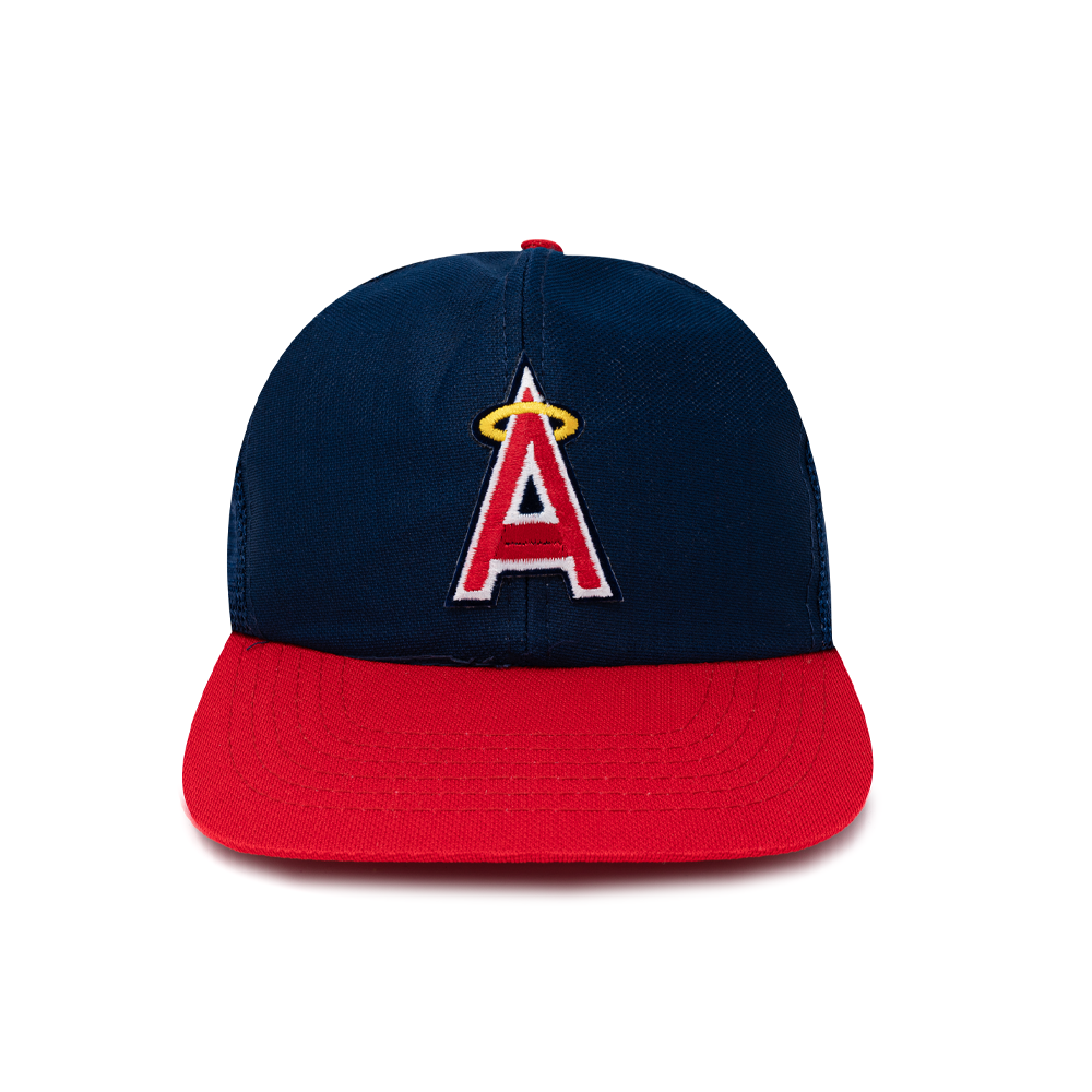 Los Angeles Angels Snapback Hat Navy-PLUS