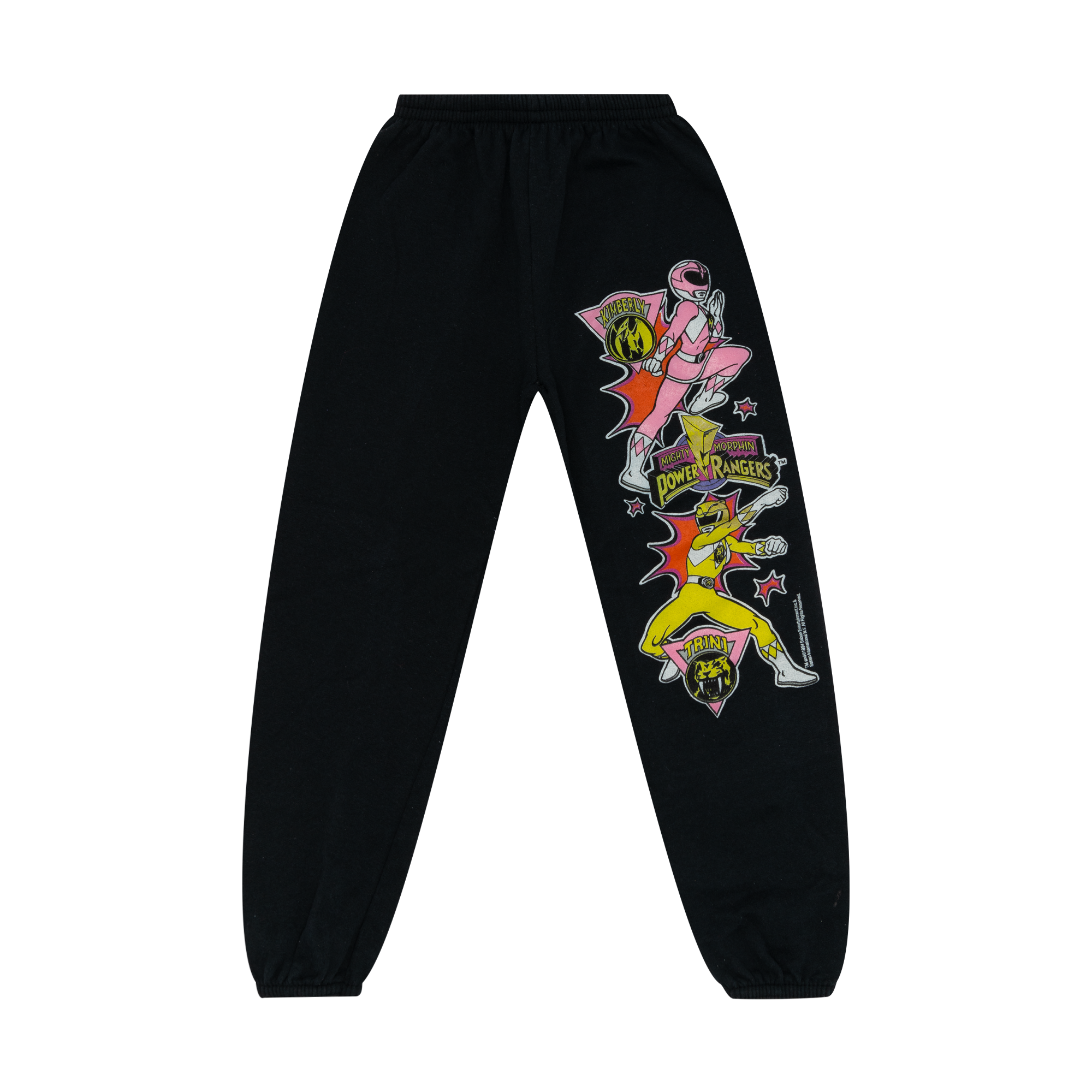 Mighty Morphin Power Rangers 1994 Youth Sweatpant Black-PLUS
