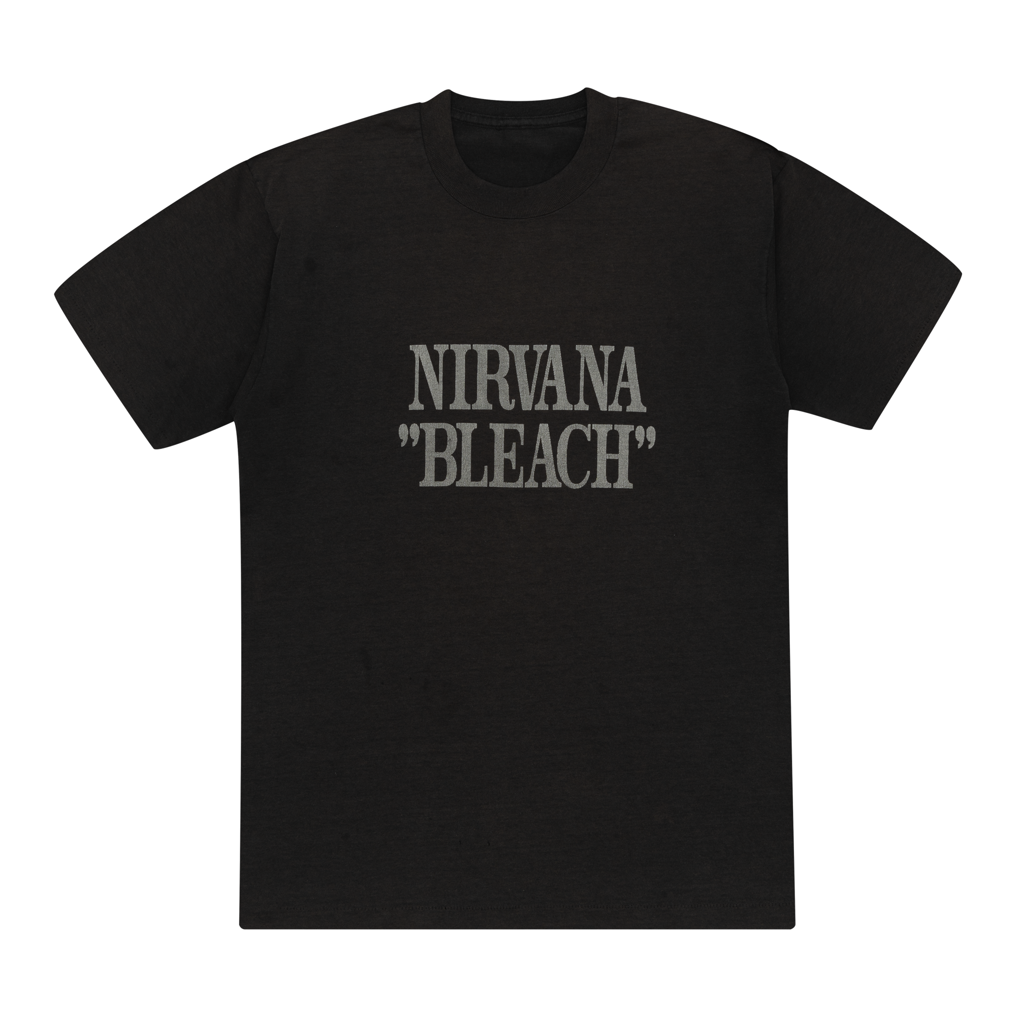 Nirvana Bleach Kurt Cobain Tee Faded Black