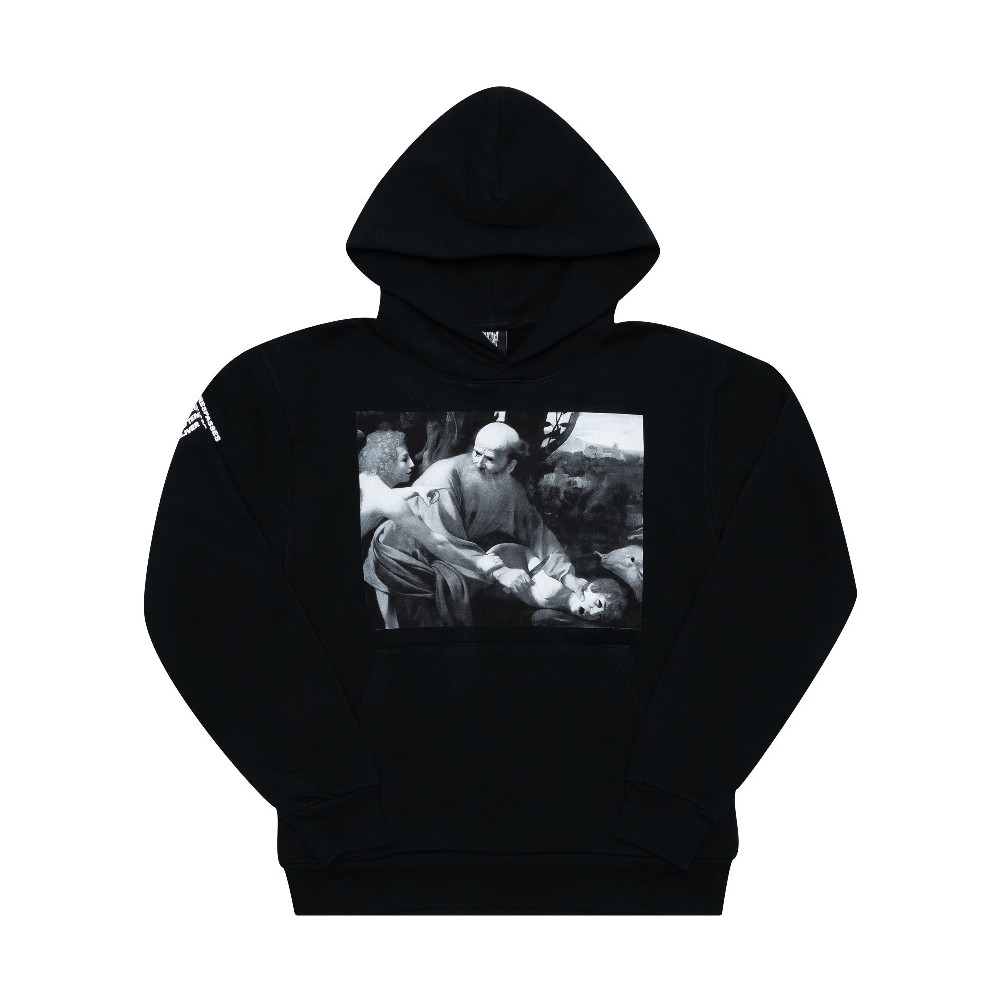 Revenge hoodie black and on sale white