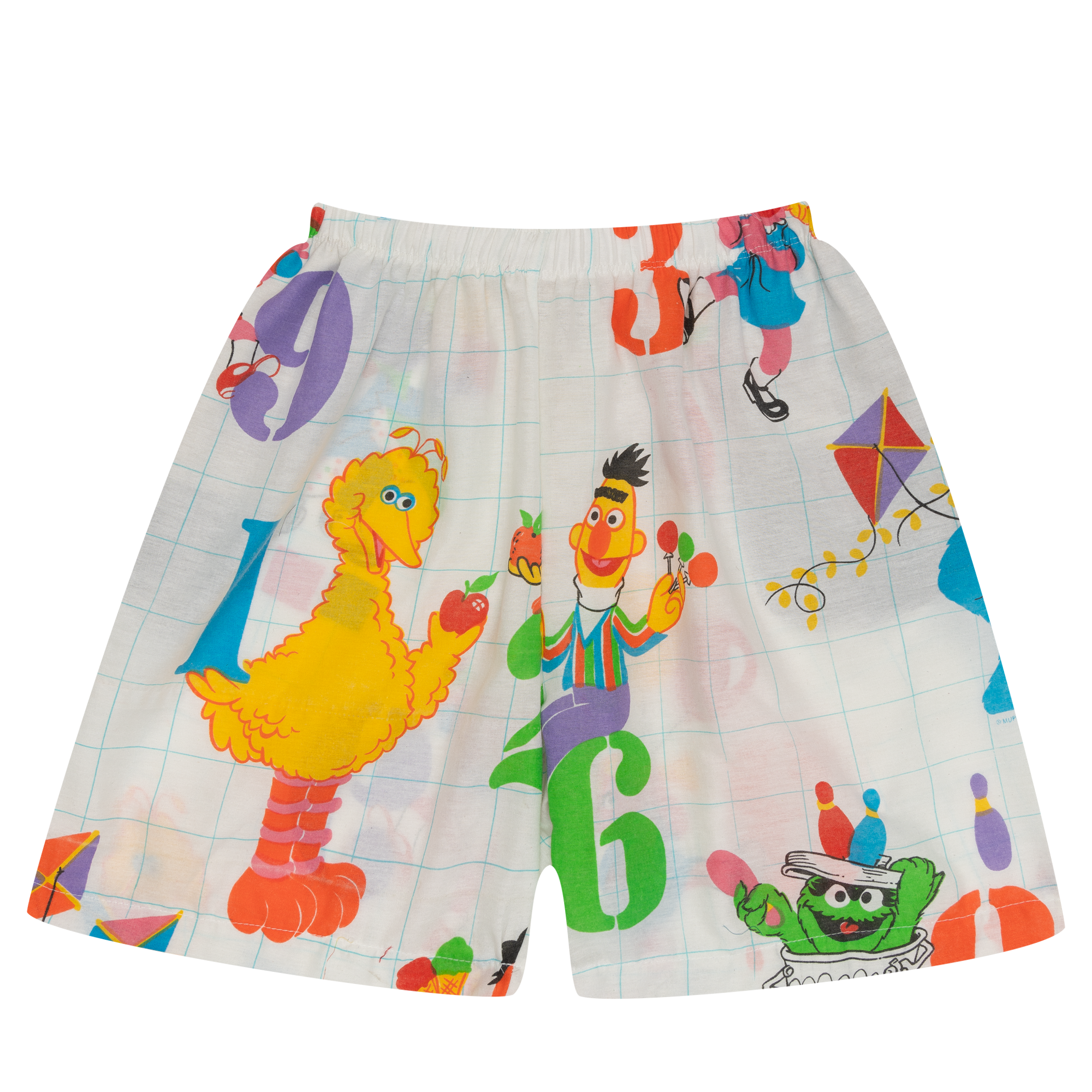 Plus Reworked Sesame Street AOP Shorts-PLUS