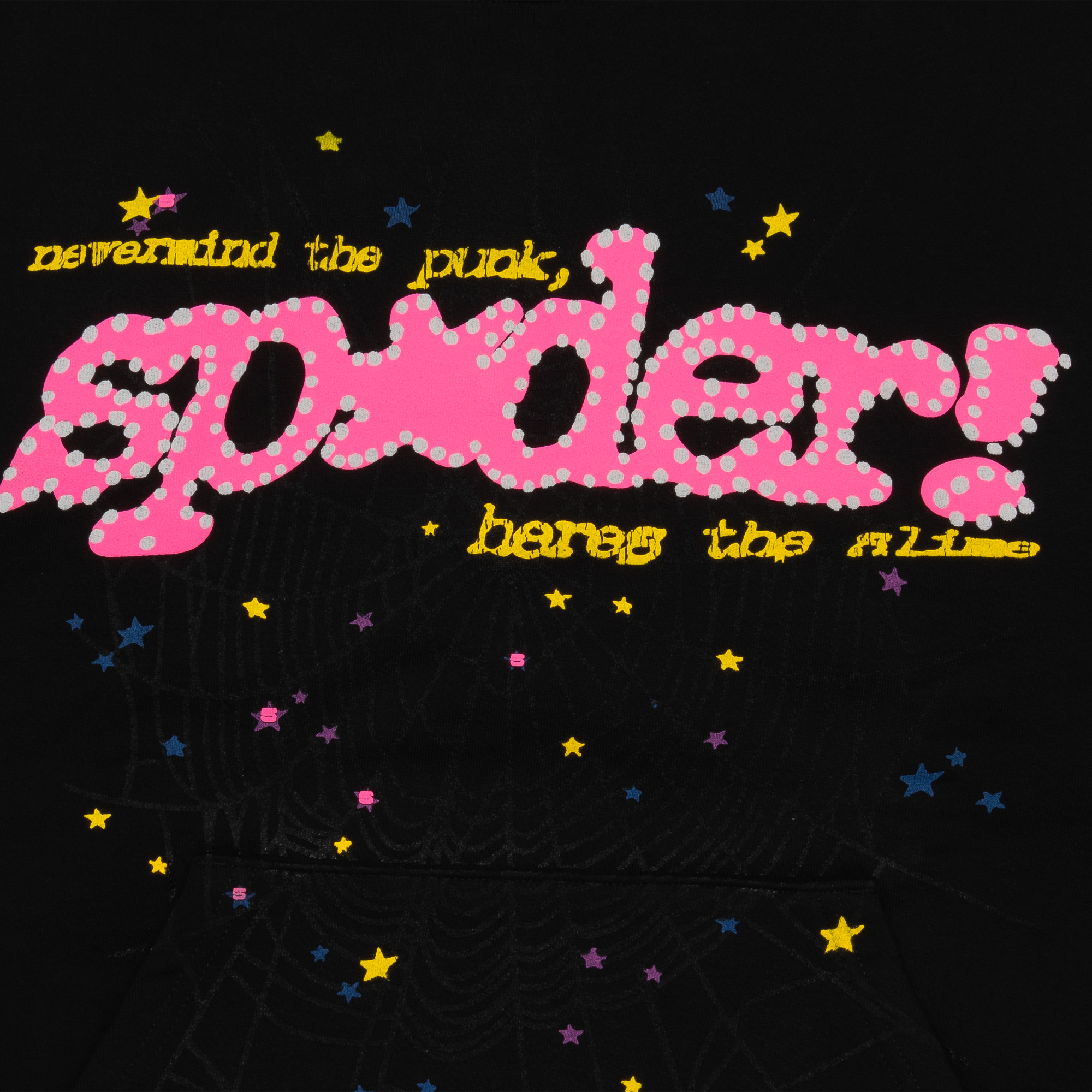 Spider Worldwide Punk V2 Hoodie Black-PLUS