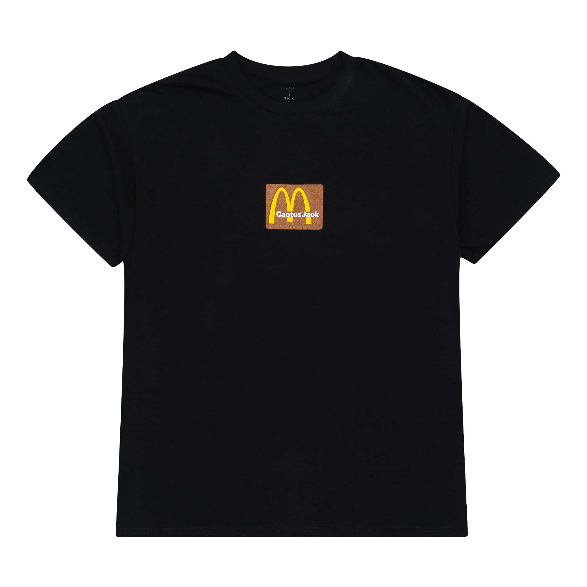 Travis Scott x McDonald's Sesame Inv T-shirt Black/Brown-PLUS