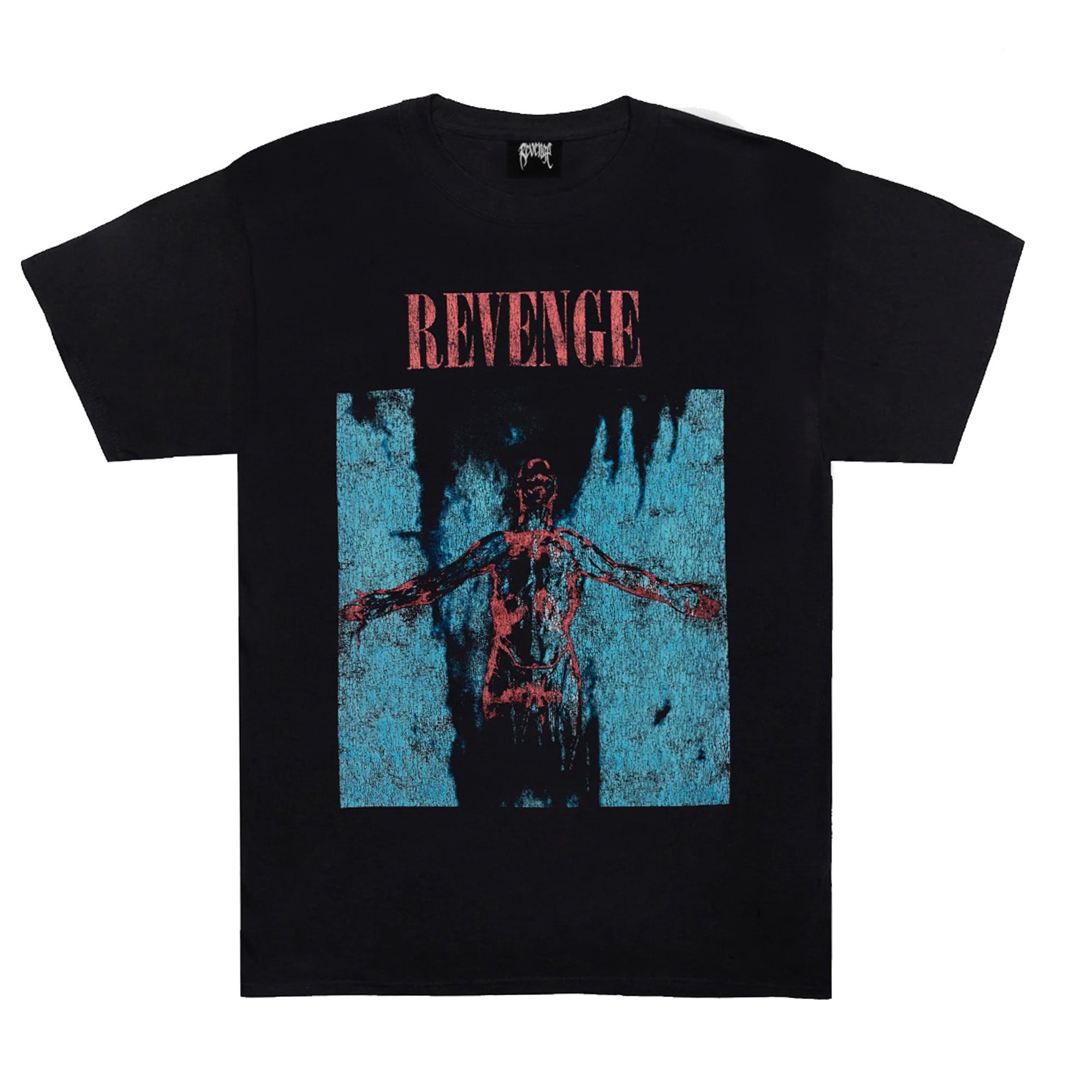 NIRVANA Tシャツ SLIVER Revenge Nirvana Silver Tee Black | PLUS