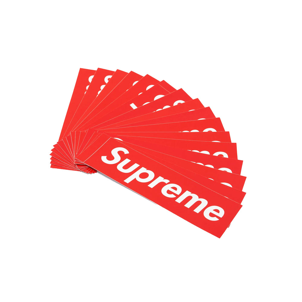 Supreme Box Logo Sticker Red | PLUS