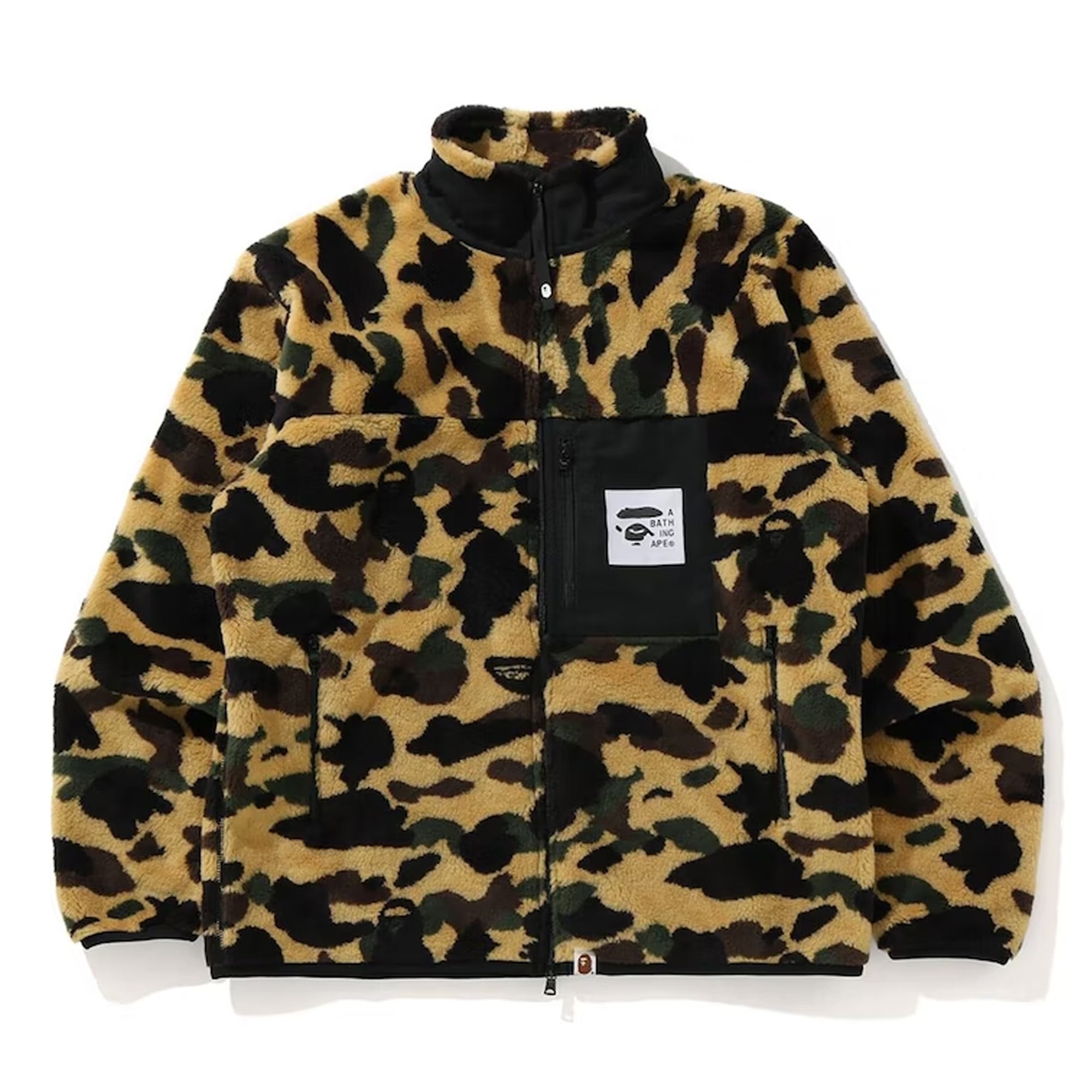 Bape 1st Camo Boa Jacket Yellow