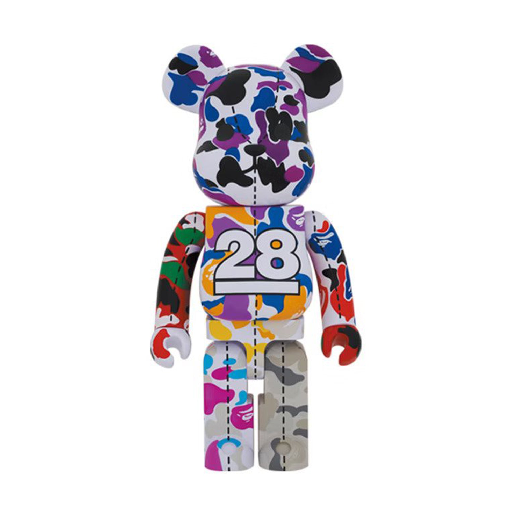 Bearbrick x BAPE 28th Anniversary Blue Camo #2 1000%