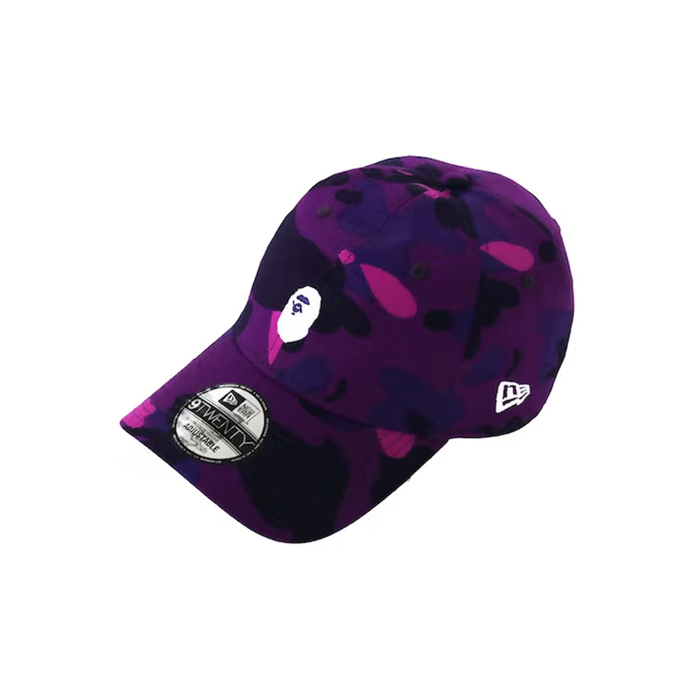 Bape New Era Color Camo Ape Head 9Twenty Cap Purple-PLUS