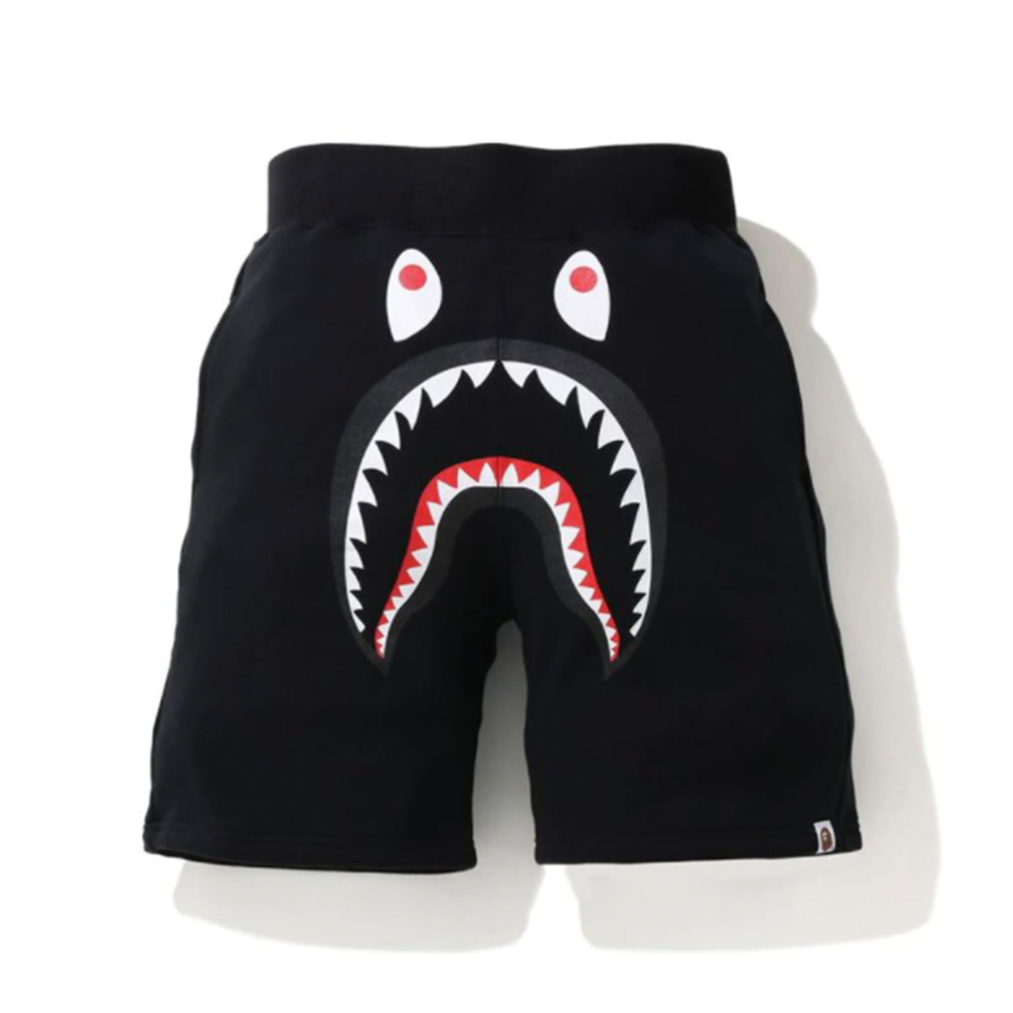 Bape Shark Sweat Shorts Black/Black-PLUS