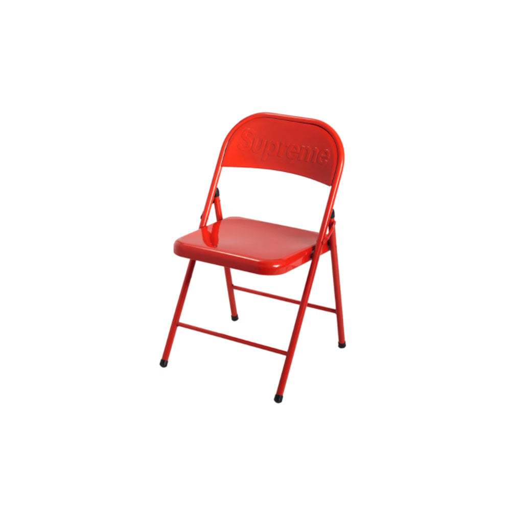 Supreme Metal Folding Chair Red