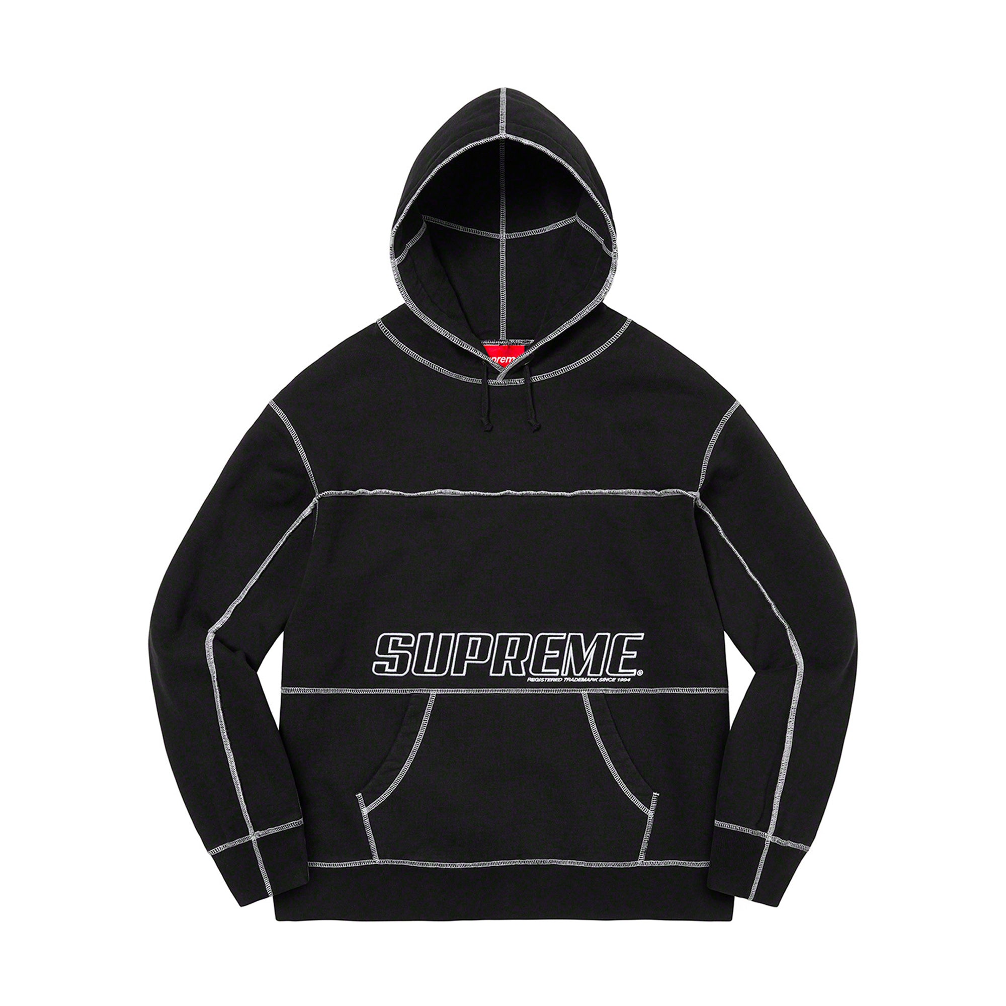 M】Supreme Coverstitch Hooded Sweatshirt | csm.cg