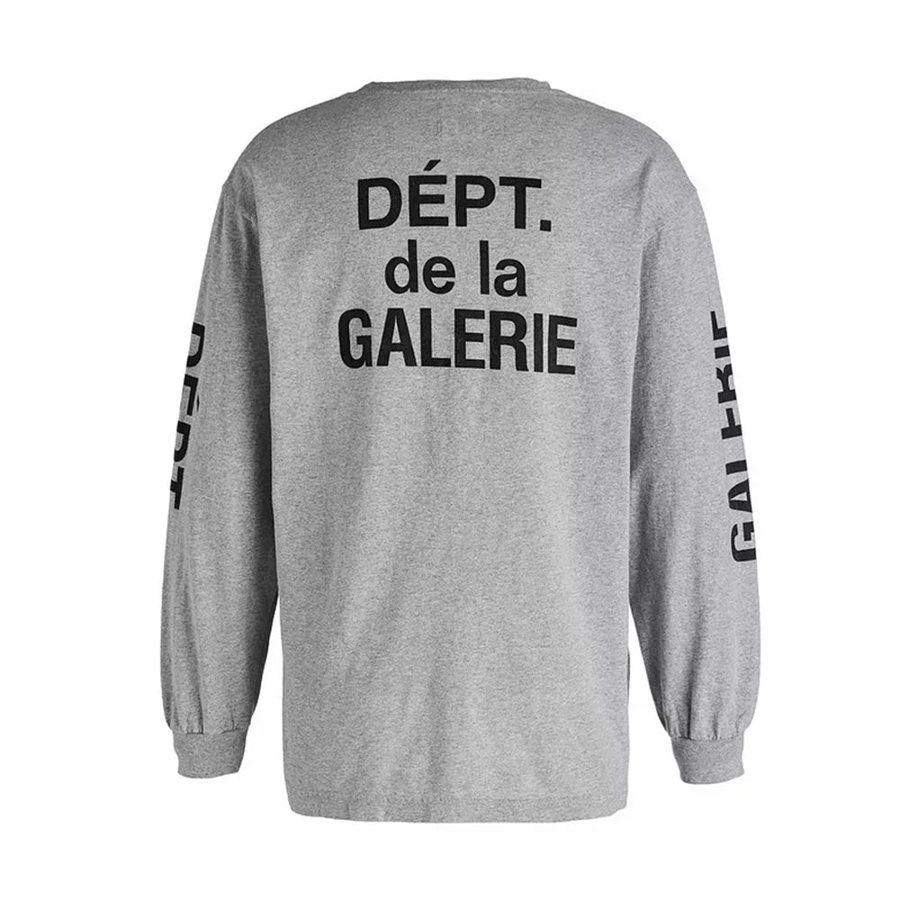 Gallery Dept French Collector Long Sleeve Tee Grey | PLUS