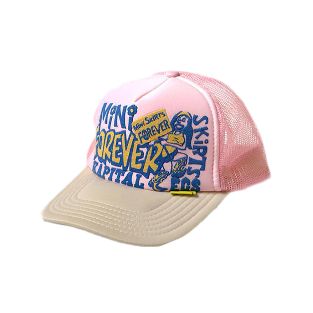 KAPITAL LEGS MiNi SKiRTs FOREVER Track CAP Pink x Kinari