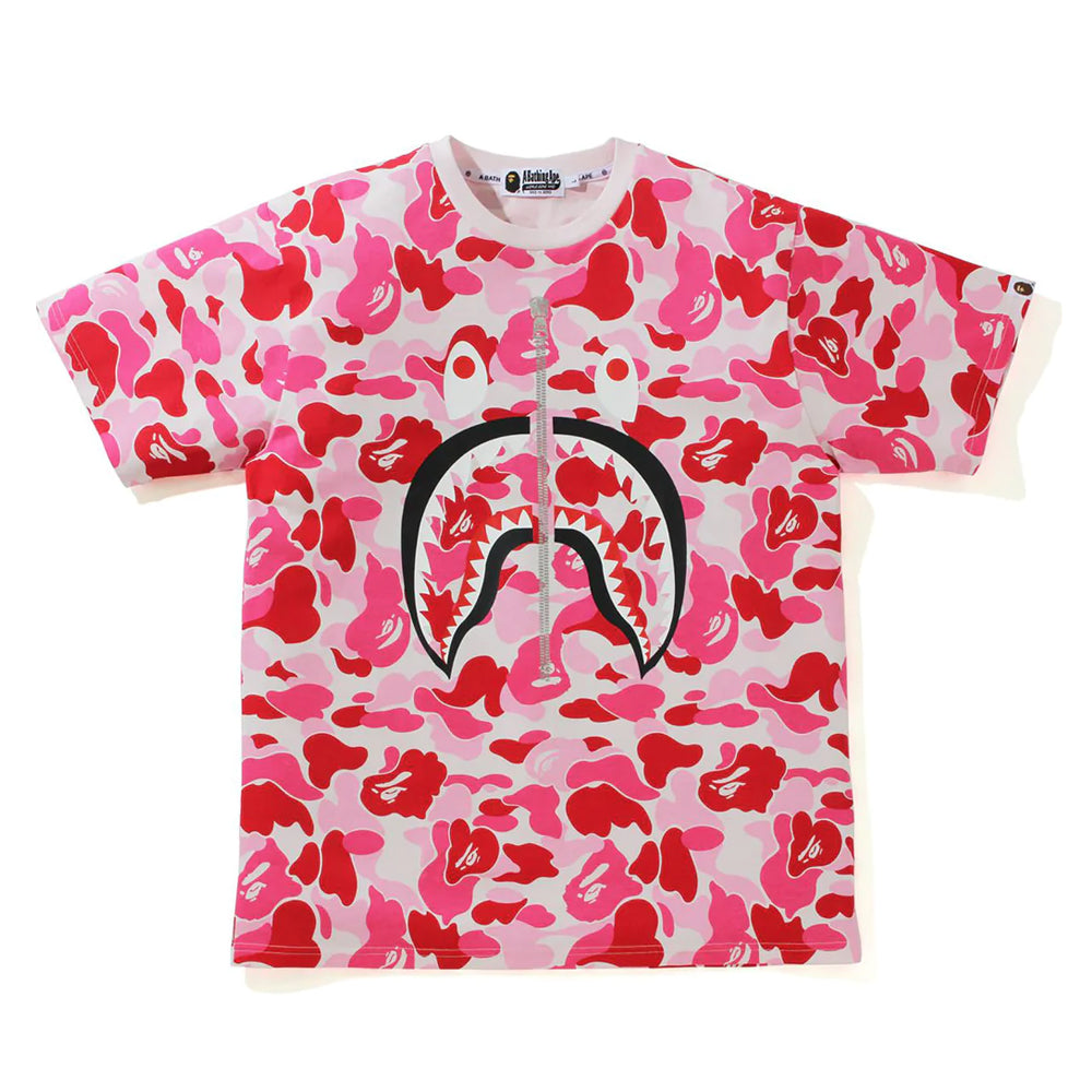 BAPE Big ABC Camo Shark Tee Pink