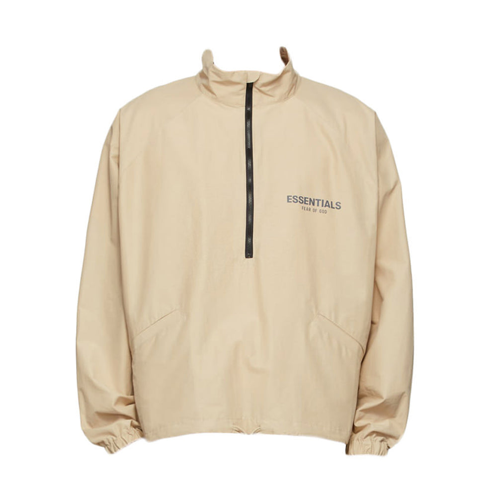 FOG Essentials Half Zip Track Jacket Linen (FW21) | PLUS