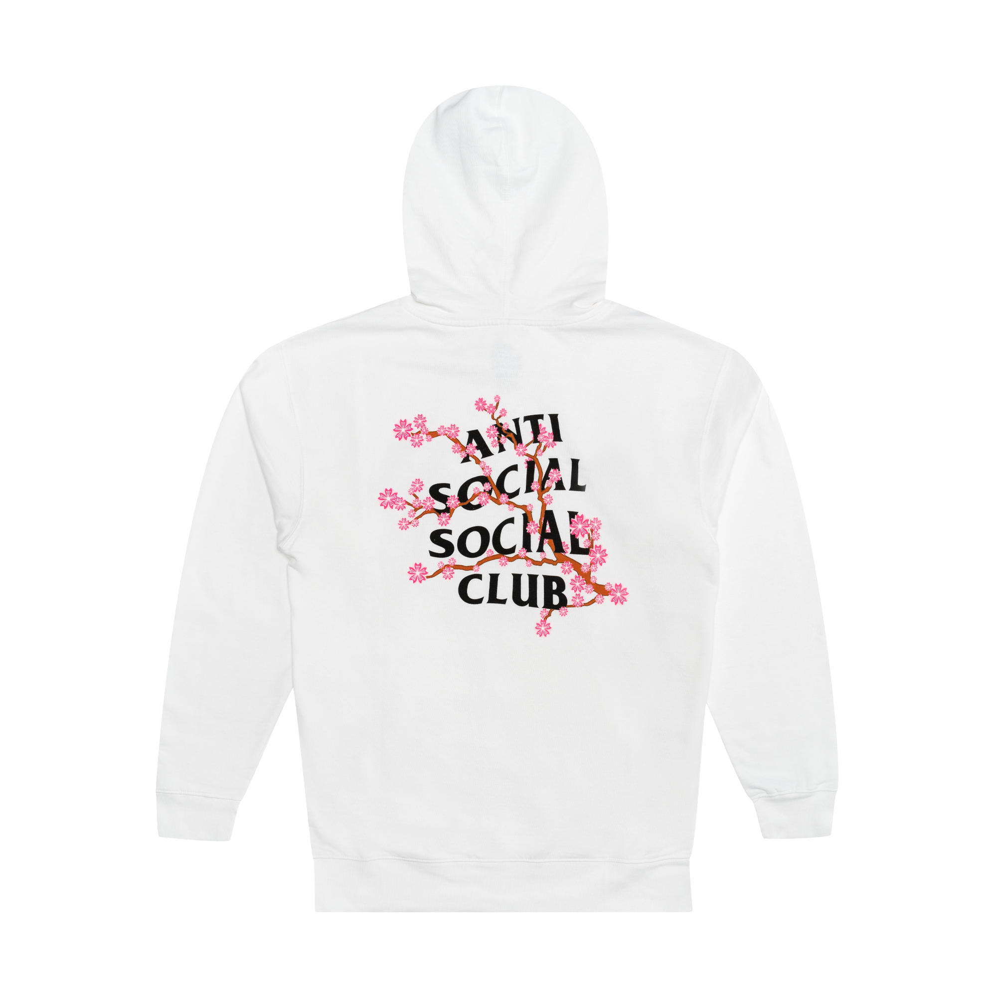 Anti Social Social Club Cherry Blossom Hoodie White