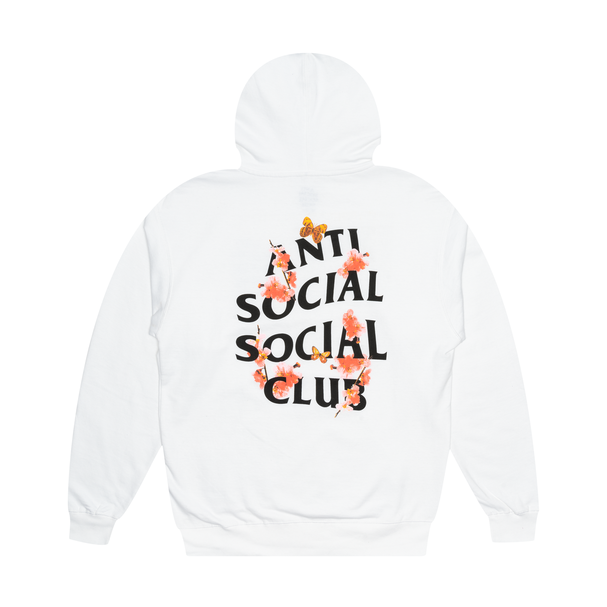 Anti Social Social Club Kkoch Hoodie White-PLUS