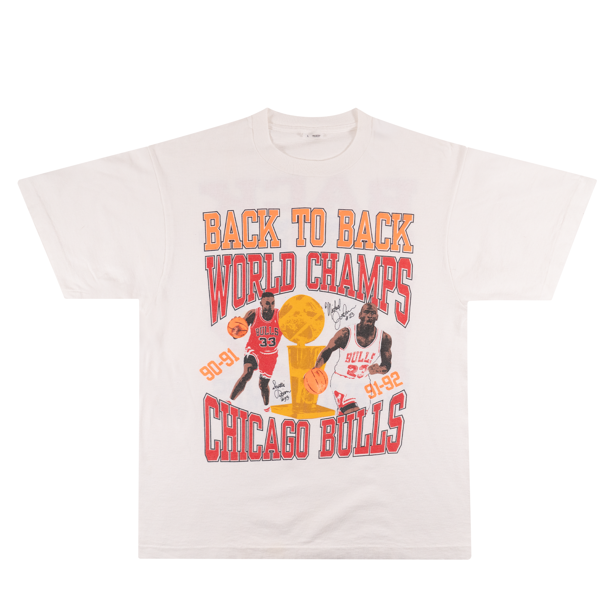 1991 Chicago Bulls Back2Back NBA World Champion