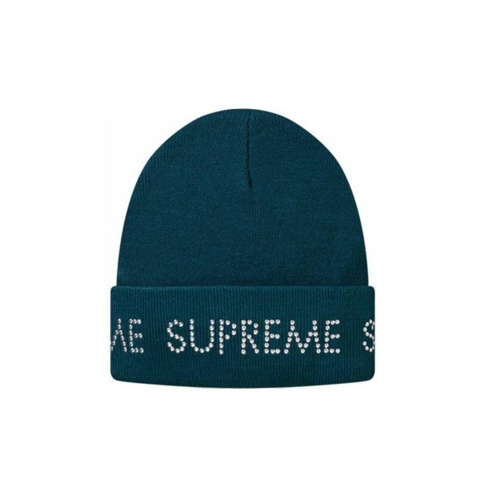 Supreme Studded Beanie Teal | PLUS