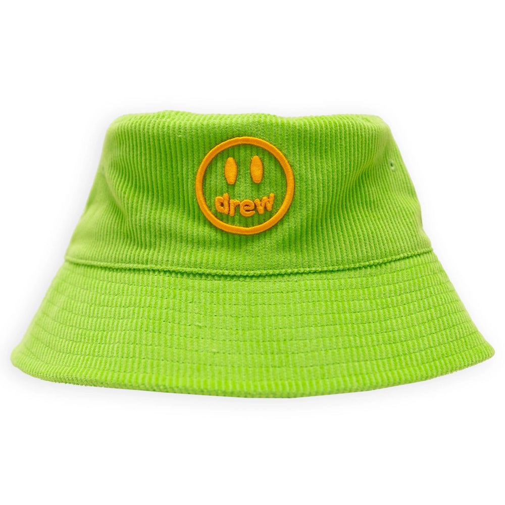 Drew House Corduroy Bucket Hat Lime-PLUS