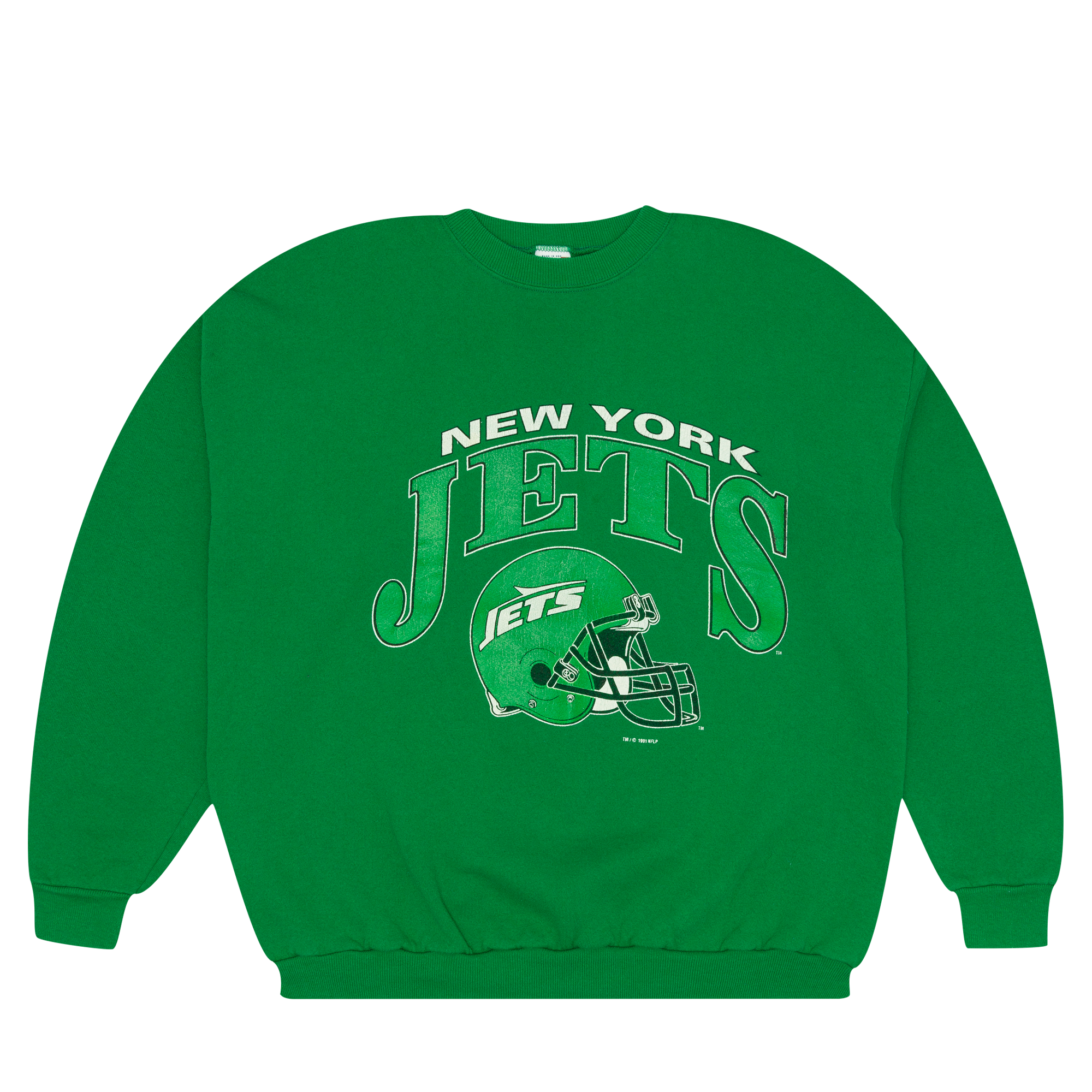 New York Jets NFL 1991 Crewneck Green-PLUS