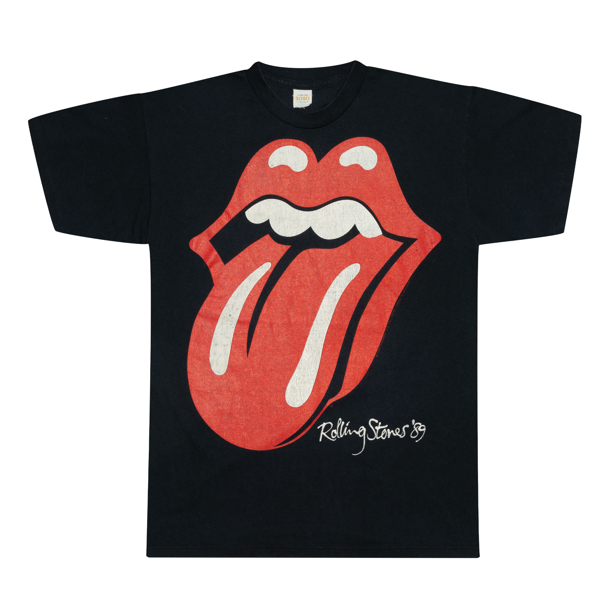 The Rolling Stones North American Tour 1989 Tee Black-PLUS