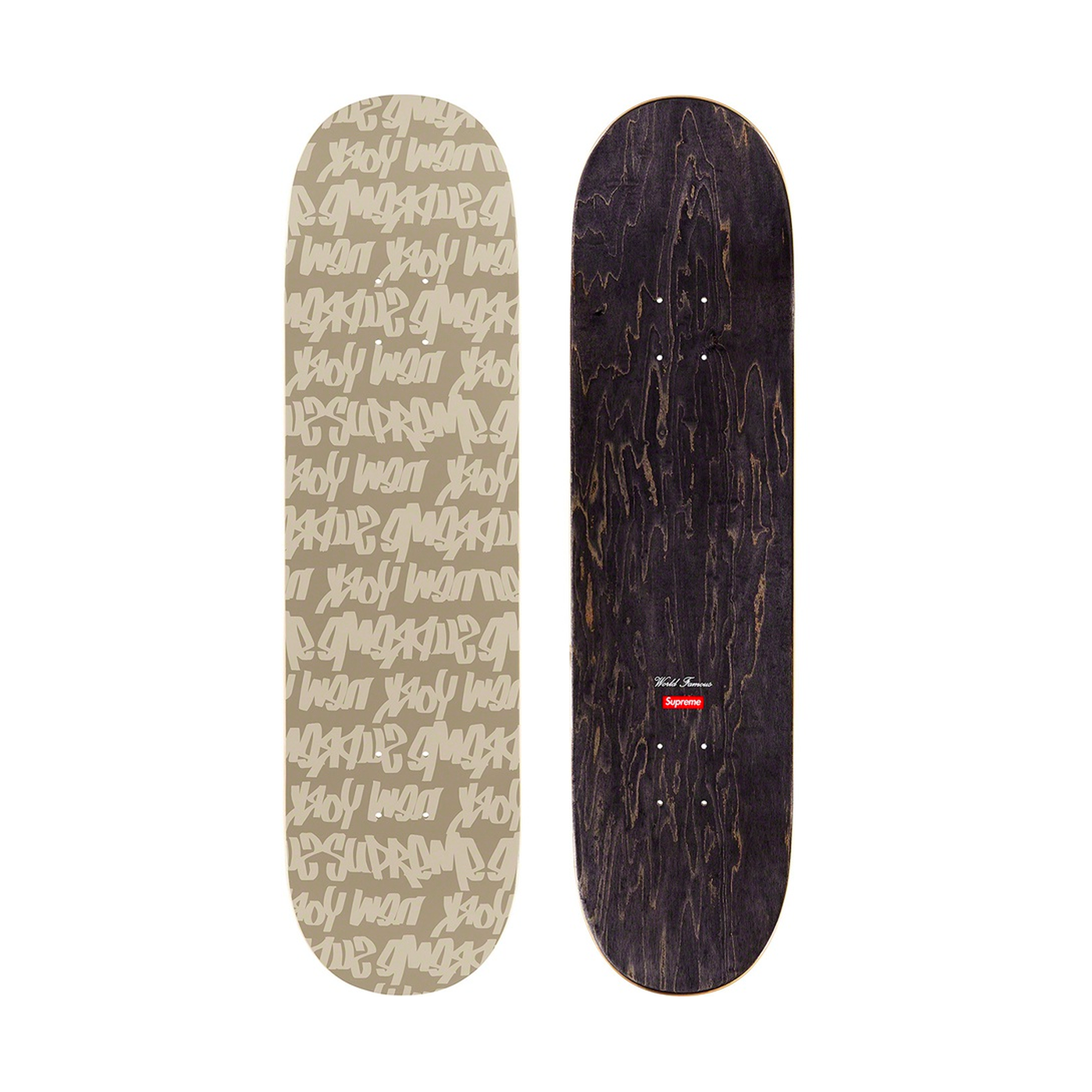 Supreme Fat Tip Skateboard Deck Tan