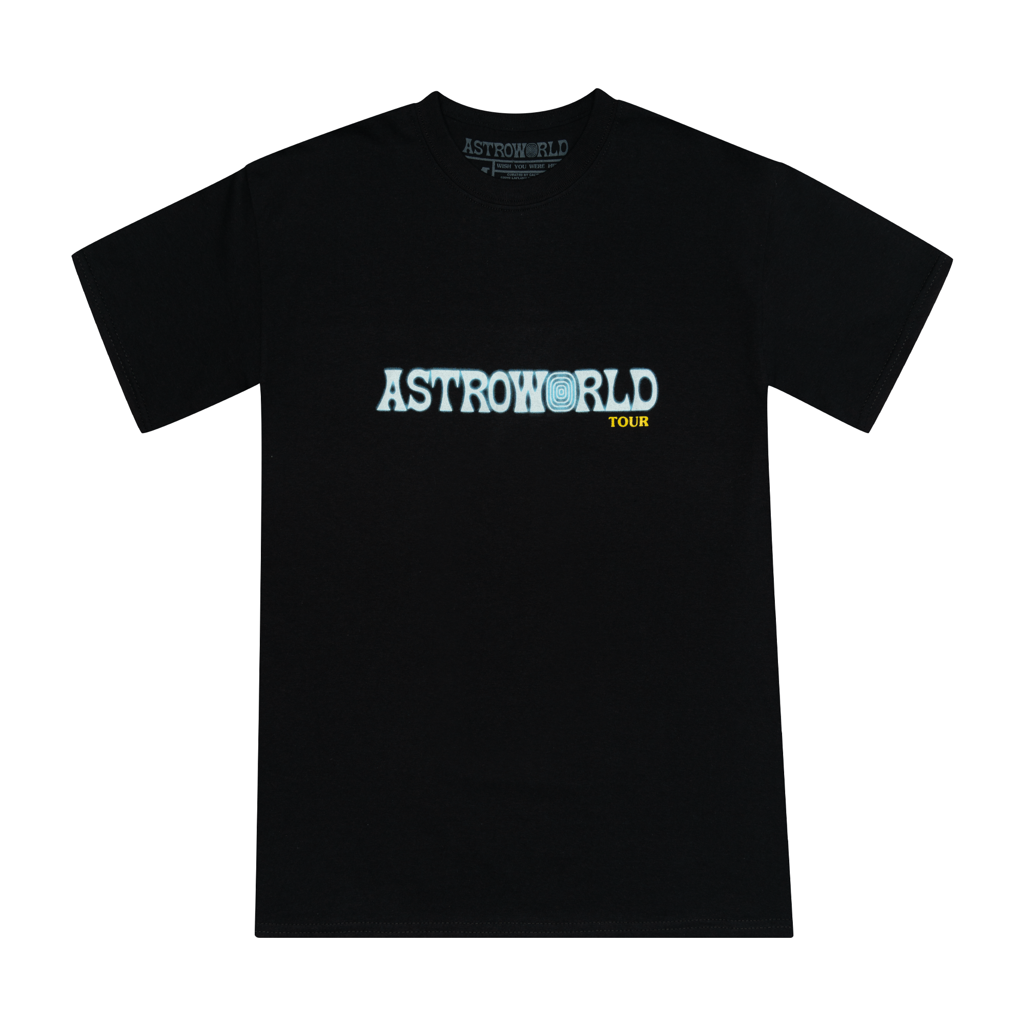 Travis Scott Astroworld Tour Tee Black-PLUS