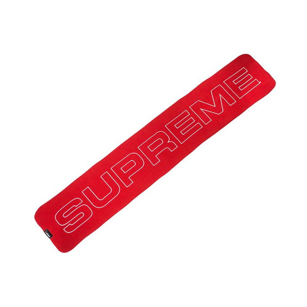 Supreme Polartec Logo Scarf Red