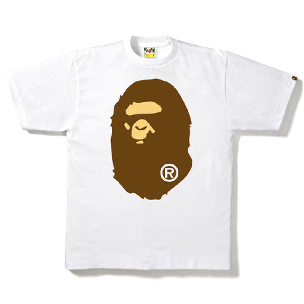 Bape Big Ape Head Tee White | PLUS