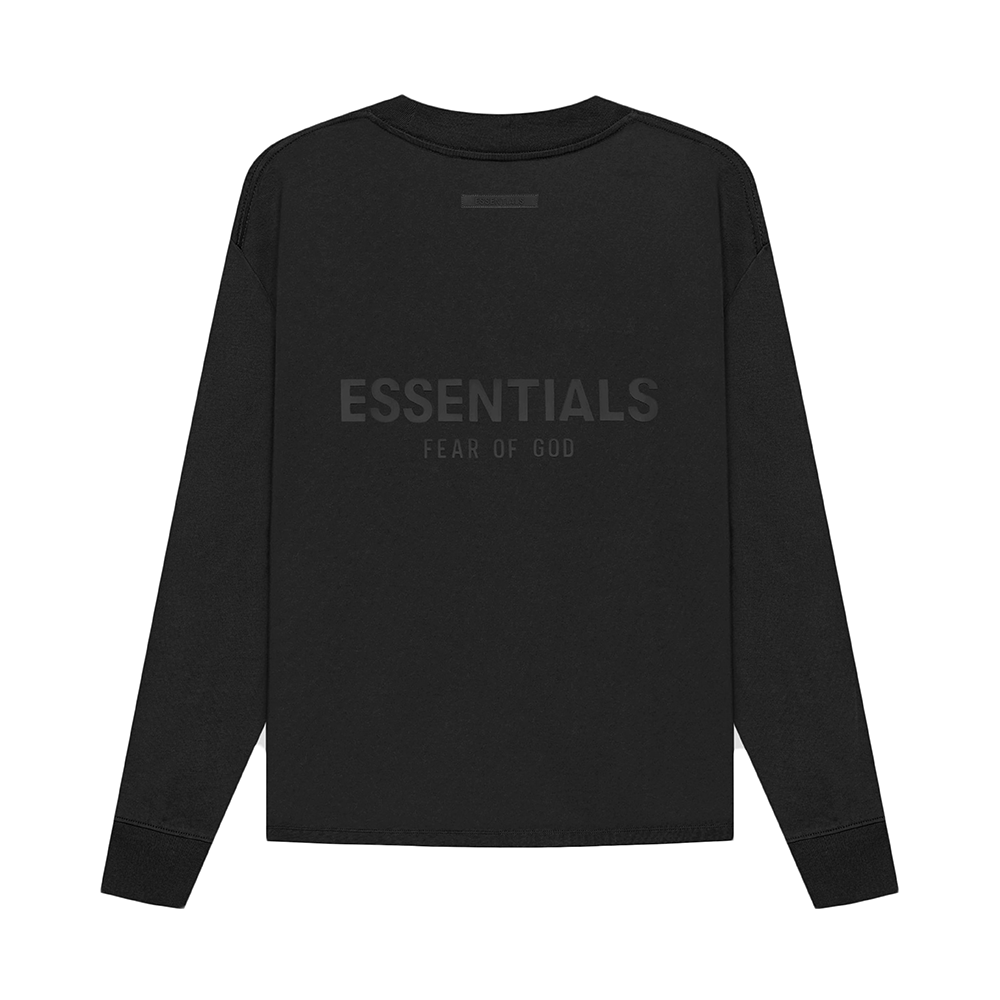 FOG ESSENTIALS Long Sleeve T-Shirt Black (SS21)-PLUS