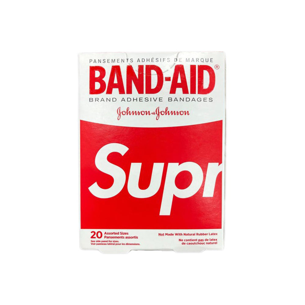 Supreme x Band Aid Adhesive Bandages (Box of 20) Red