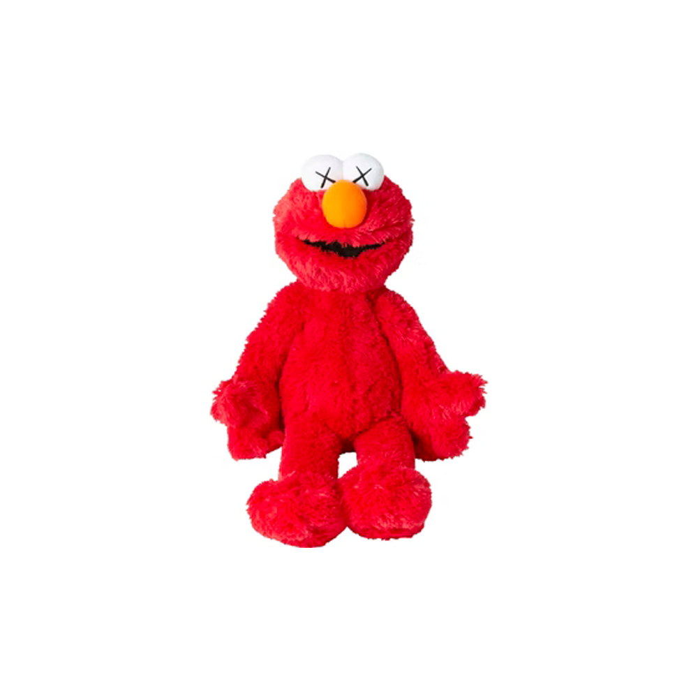 KAWS Sesame Street Uniqlo Elmo Plush Toy Red | PLUS