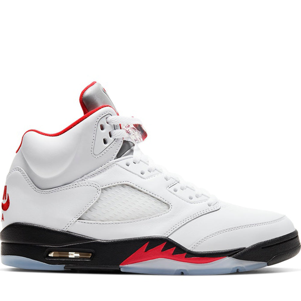 Jordan 5 Retro Fire Red Silver Tongue (2020)