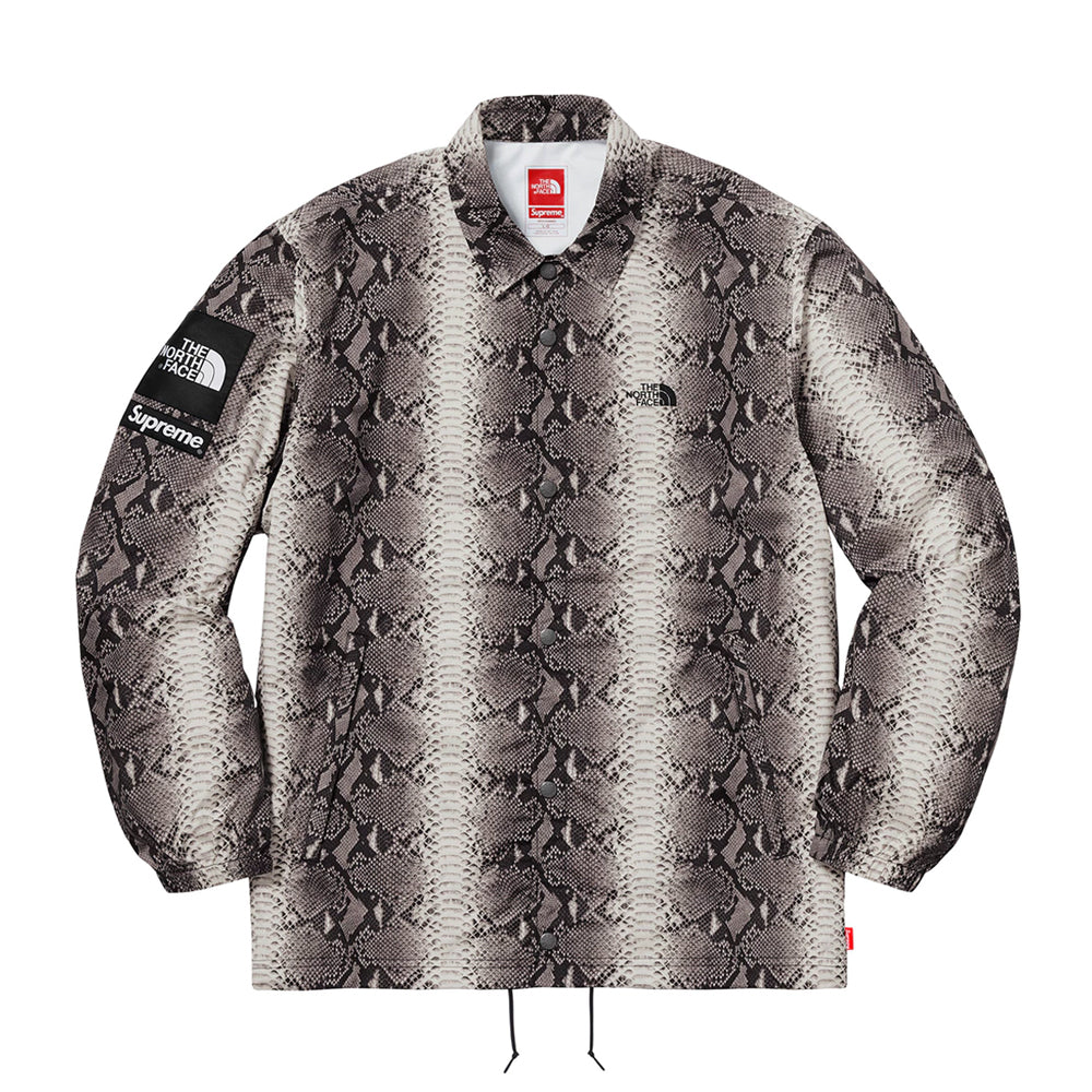 Supreme The North Face Snakeskin Taped Seam Coaches Jacket Black |