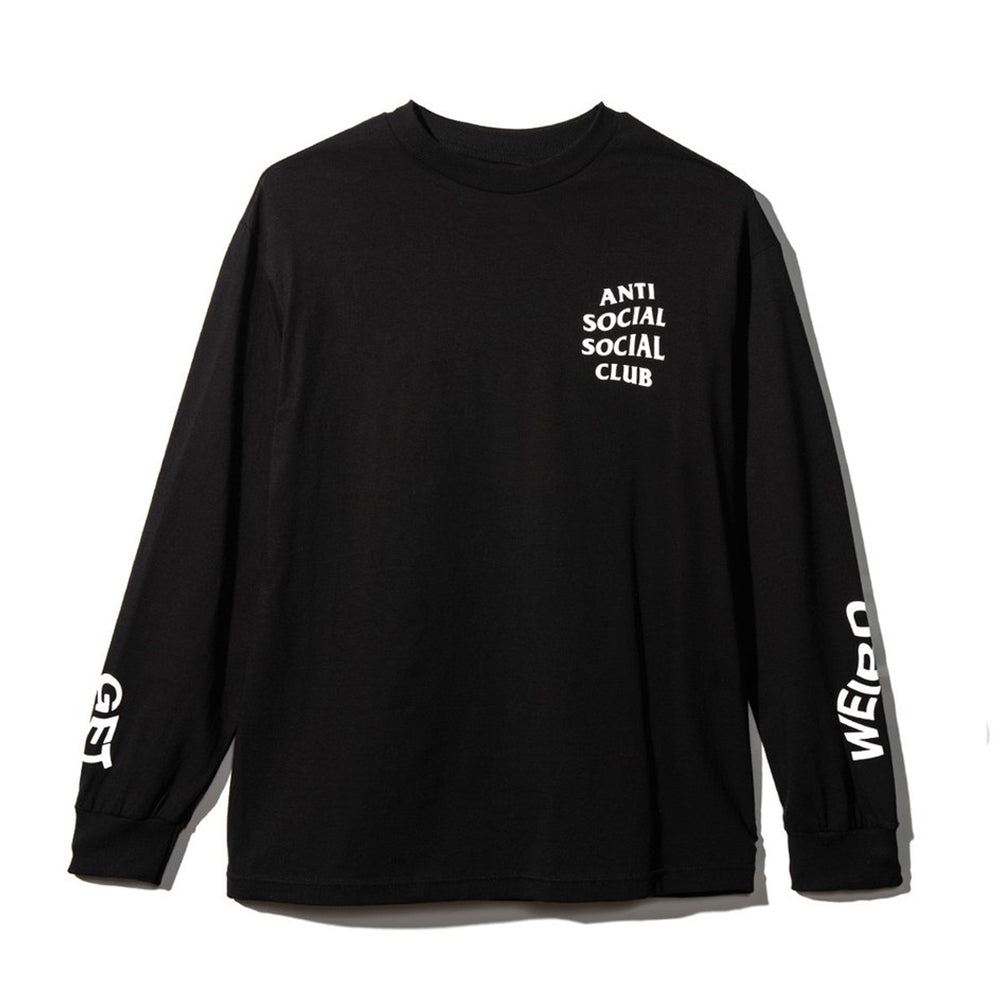 Anti Social Social Club Get Weird L/S Tee Black | PLUS