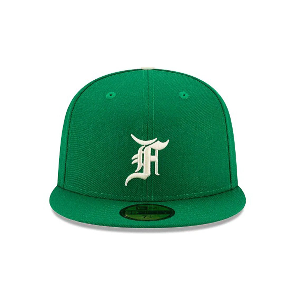 Fear of God Essentials New Era 59Fifty Fitted Hat (FW21) Kelly Green-PLUS