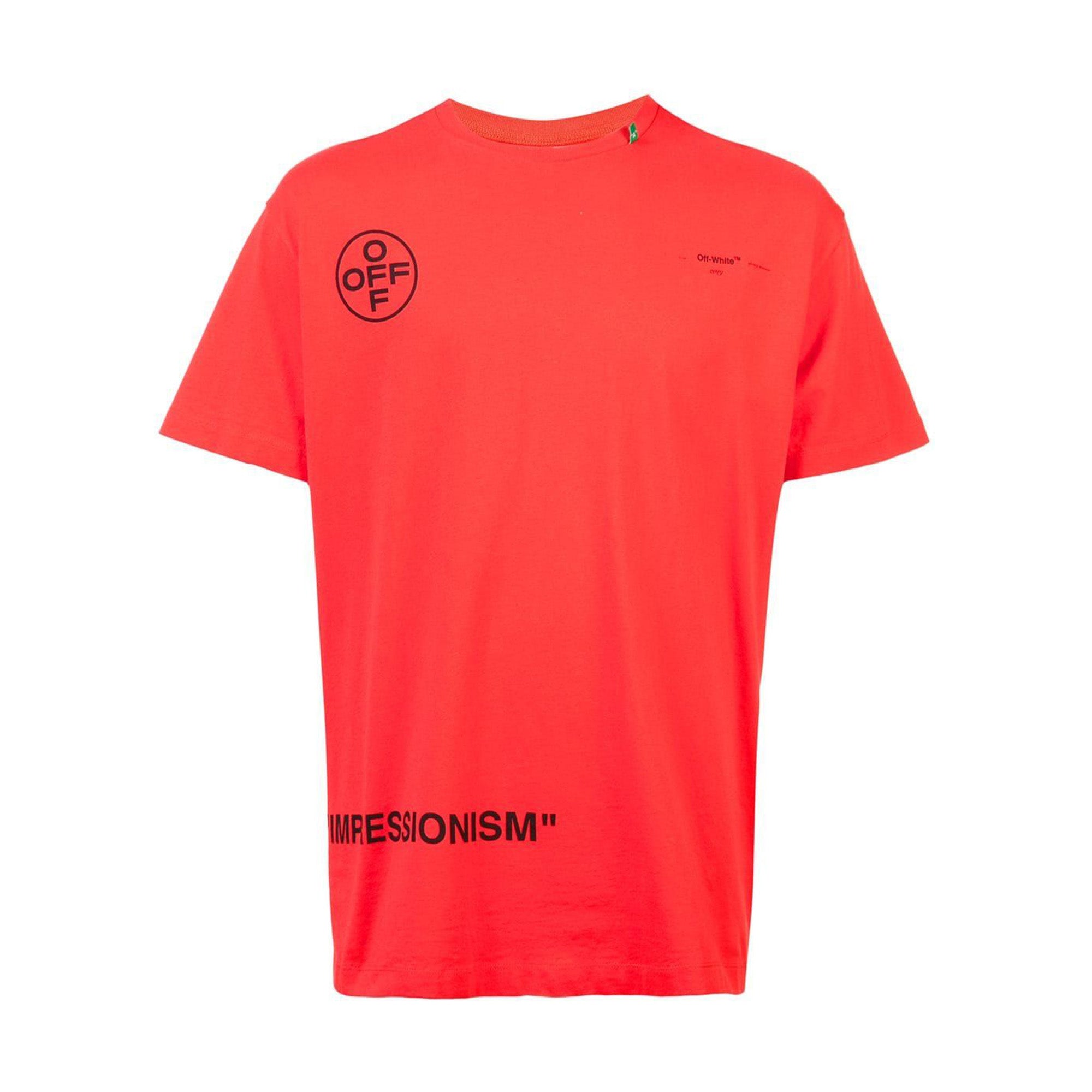 Off-White Red SS19 Impressionism T-Shirt | PLUS