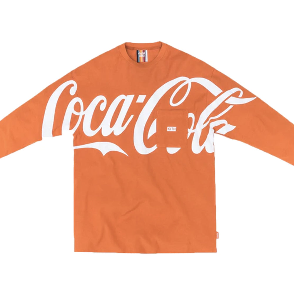 Kith x Coca-Cola Quinn L/S Tee Orange-PLUS