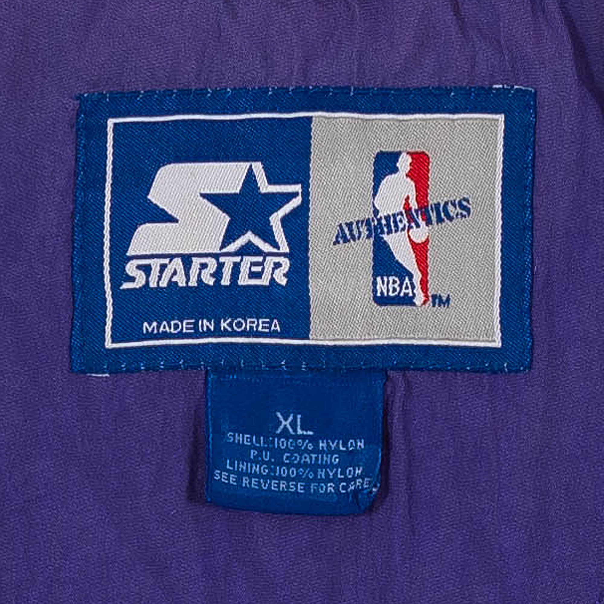 Toronto Raptors 1994 Starter NBA Winter Jacket Purple-PLUS